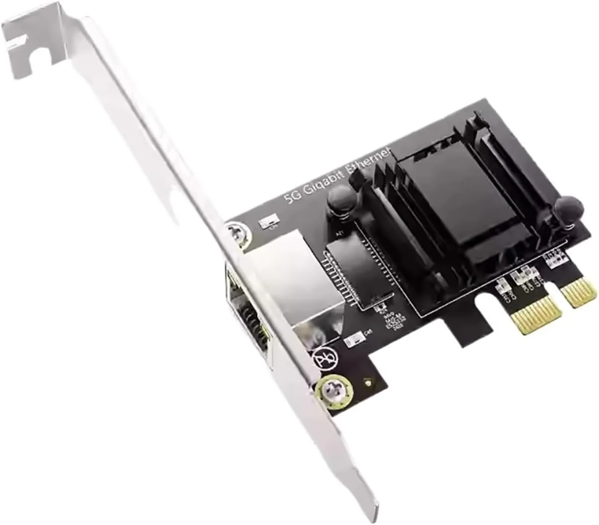 کارت شبکه 5G PCIe به RJ45 با تراشه RTL8126 گیگابیتی اترنت 10/100/2500/5000 مگابیت بر ثانیه 1 گیگابیت بر ثانیه / 5 گیگابیت بر ثانیه