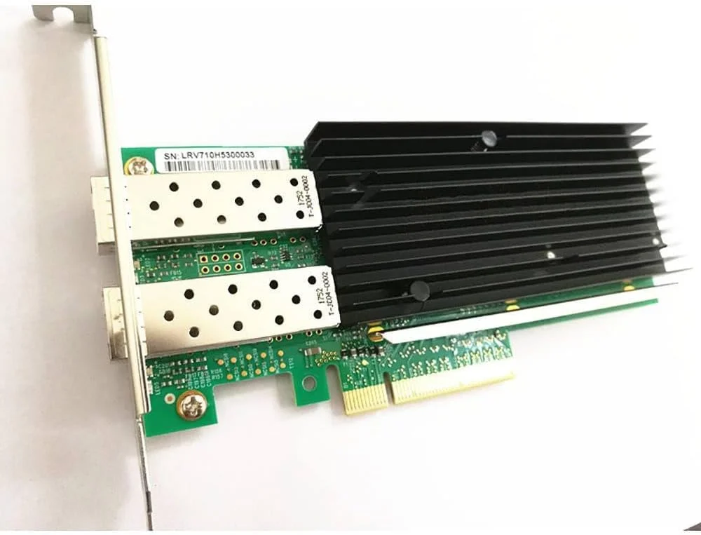 آداپتور سرور دو پورت 25G مدل XXV710-DA2 PCIe x8، کارت شبکه فیبر نوری دو پورت 25G مدل XXV710PF-2SFP28، کارت شبکه NIC SFP28-25G-SR