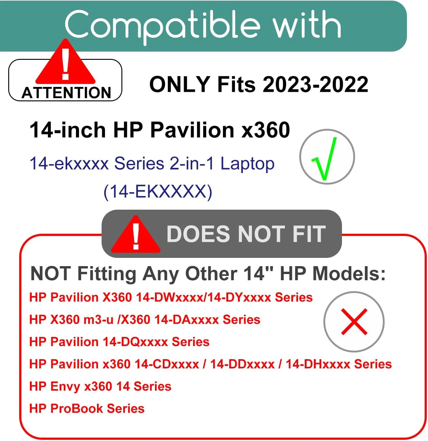 محافظ صفحه نمایش 3 عددی KEANBOLL طراحی شده برای لپ تاپ 14 اینچی HP Pavilion x360 2-in-1 (سری 14 اینچ / 14-ek)، ضد تابش نور و ضد اثر انگشت (مات) - (N/A: HP Envy x360 14 2-in-1)