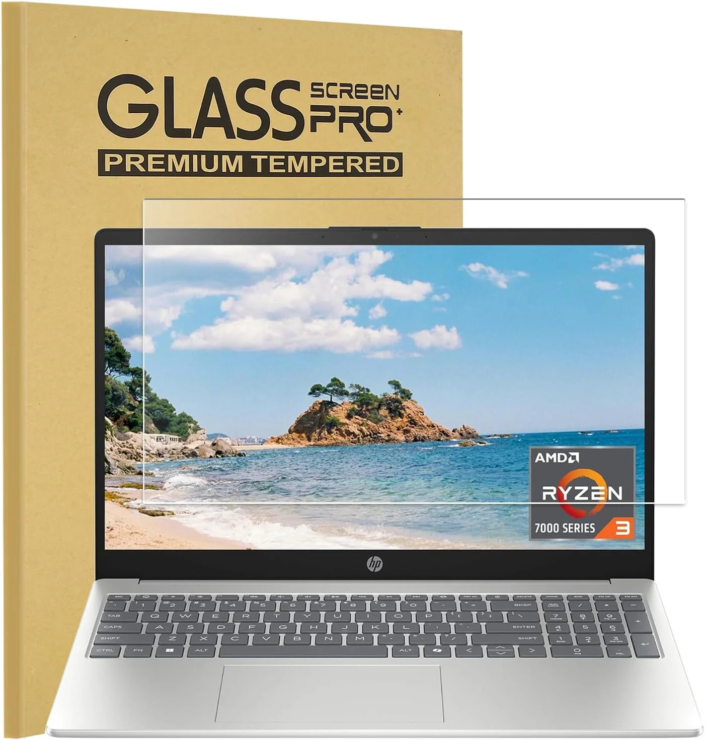 محافظ صفحه نمایش شیشه ای حرارت دیده 15.6 اینچی لپ تاپ HP برای HP OmniBook 3 / HP 15 / Victus 15 / Pavilion 15.6 / Probook 15.6 / EliteBook 15.6 / لپ تاپ های OMEN 15.6 اینچی - فوق العاده شفاف، سختی 9H، ضد خش محافظ صفحه نمایش شیشه ای حرارت دیده 15.6 اینچی لپ تاپ HP برای HP OmniBook 3 / HP 15 / Victus 15 / Pavilion 15.6 / Probook 15.6 / EliteBook 15.6 / لپ تاپ های OMEN 15.6 اینچی - فوق العاده شفاف، سختی 9H، ضد خش