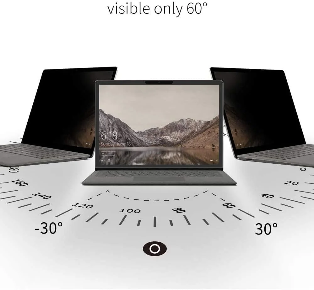 محافظ صفحه نمایش حریم خصوصی FILMEXT برای لپ تاپ 13.5 اینچی Microsoft Surface نسل 2/3/4/5، محافظ صفحه نمایش حریم خصوصی قابل جابجایی 13.5 اینچی ضد جاسوسی، ضد تابش نور آبی