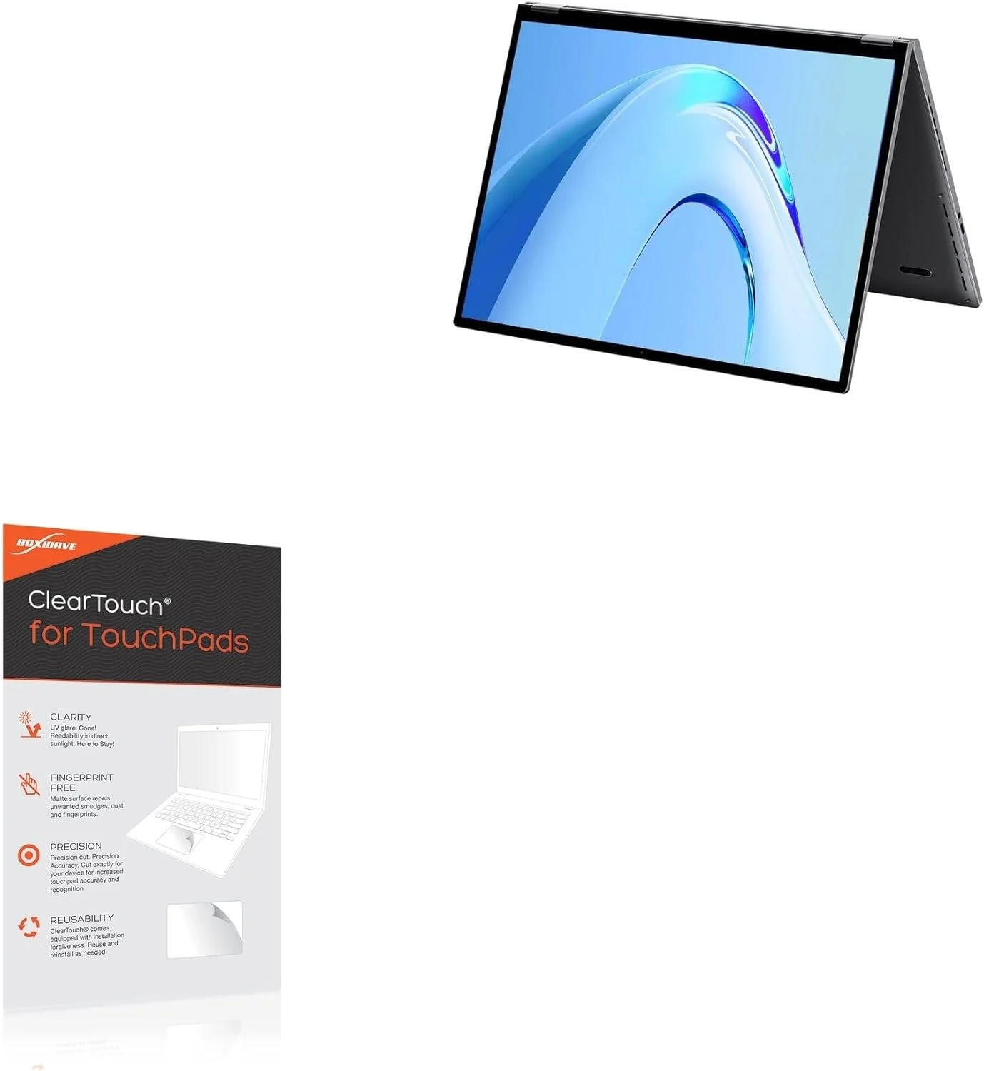 محافظ تاچ پد باکس ویو سازگار با لپ تاپ لمسی 2 در 1 چووی فری بوک (13.5 اینچ) - ClearTouch برای تاچ پد (2 عددی)، محافظ صفحه نمایش محافظ تاچ پد باکس ویو سازگار با لپ تاپ لمسی 2 در 1 چووی فری بوک (13.5 اینچ) - ClearTouch برای تاچ پد (2 عددی)، محافظ صفحه نمایش
