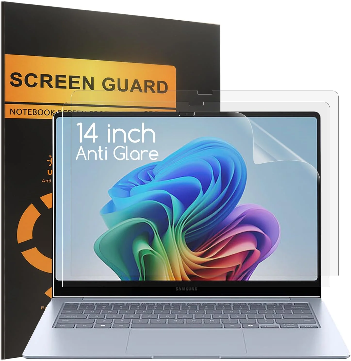 محافظ صفحه نمایش مات ضد اثر انگشت KEANBOLL، بسته 3 عددی، طراحی شده برای Samsung Galaxy Book5 Pro 14" و Galaxy Book4 Pro 14" / Book4 Edge (14 اینچ)