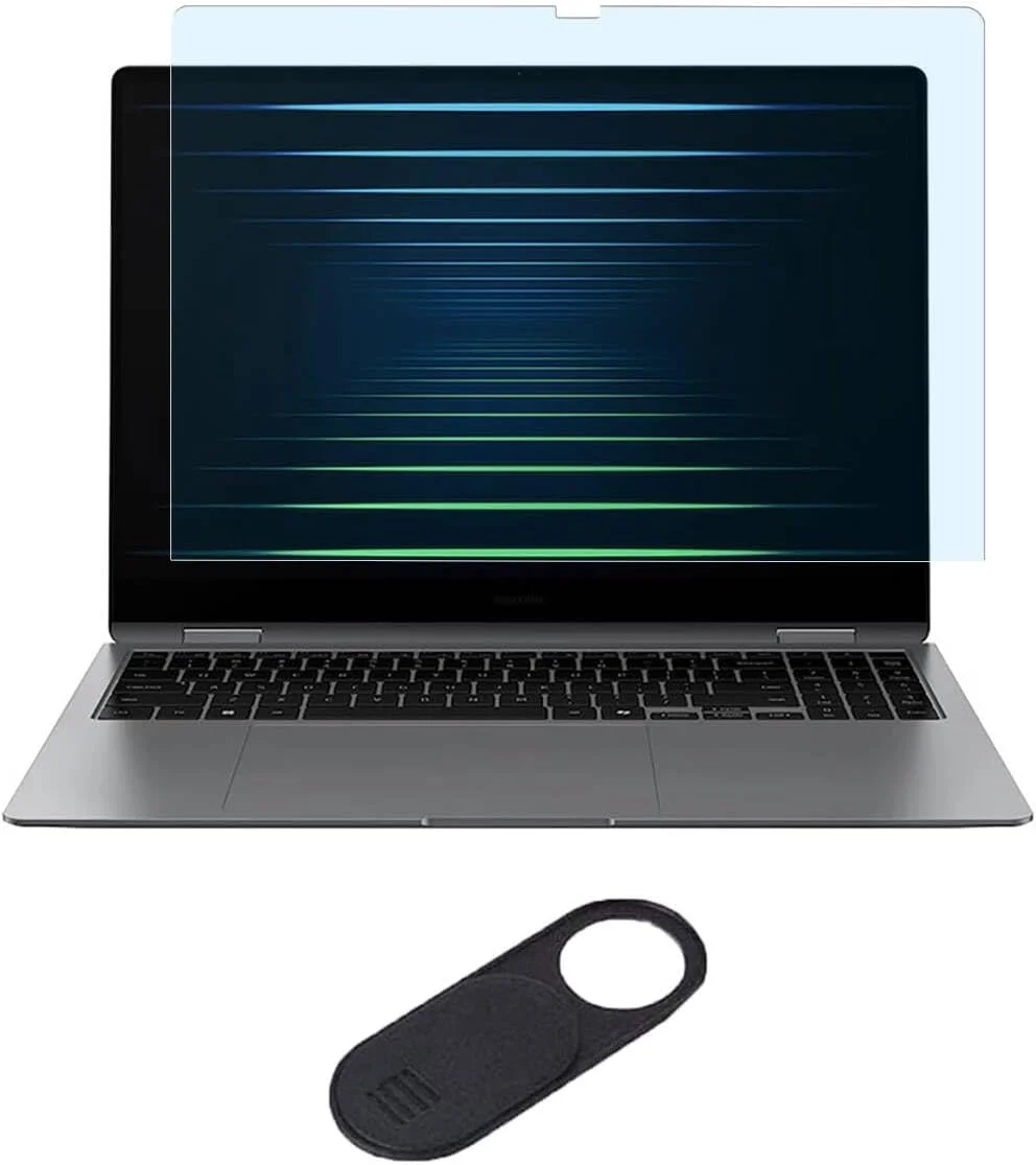 محافظ صفحه نمایش برای 16 اینچ Samsung Galaxy Book5 Pro 360 و Galaxy Book5 Pro و Galaxy Book4 Edge و Galaxy Book4 / 3 Ultra و Galaxy Book4 Pro، فیلتر ضد نور آبی، ضد اثر انگشت