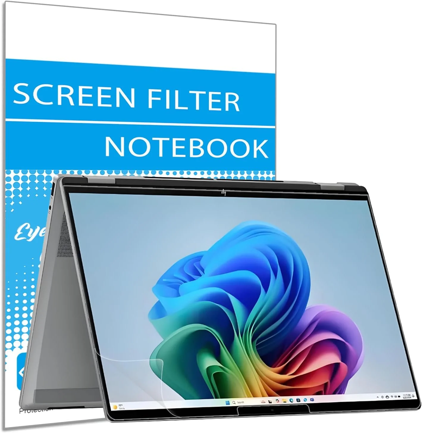 محافظ صفحه نمایش مات 16 اینچی i-Tensodo، بسته 2 عددی، برای لپ تاپ لمسی HP OmniBook X Flip 16 اینچی 2 در 1 (16-ar00xxx nr)، محافظت از چشم