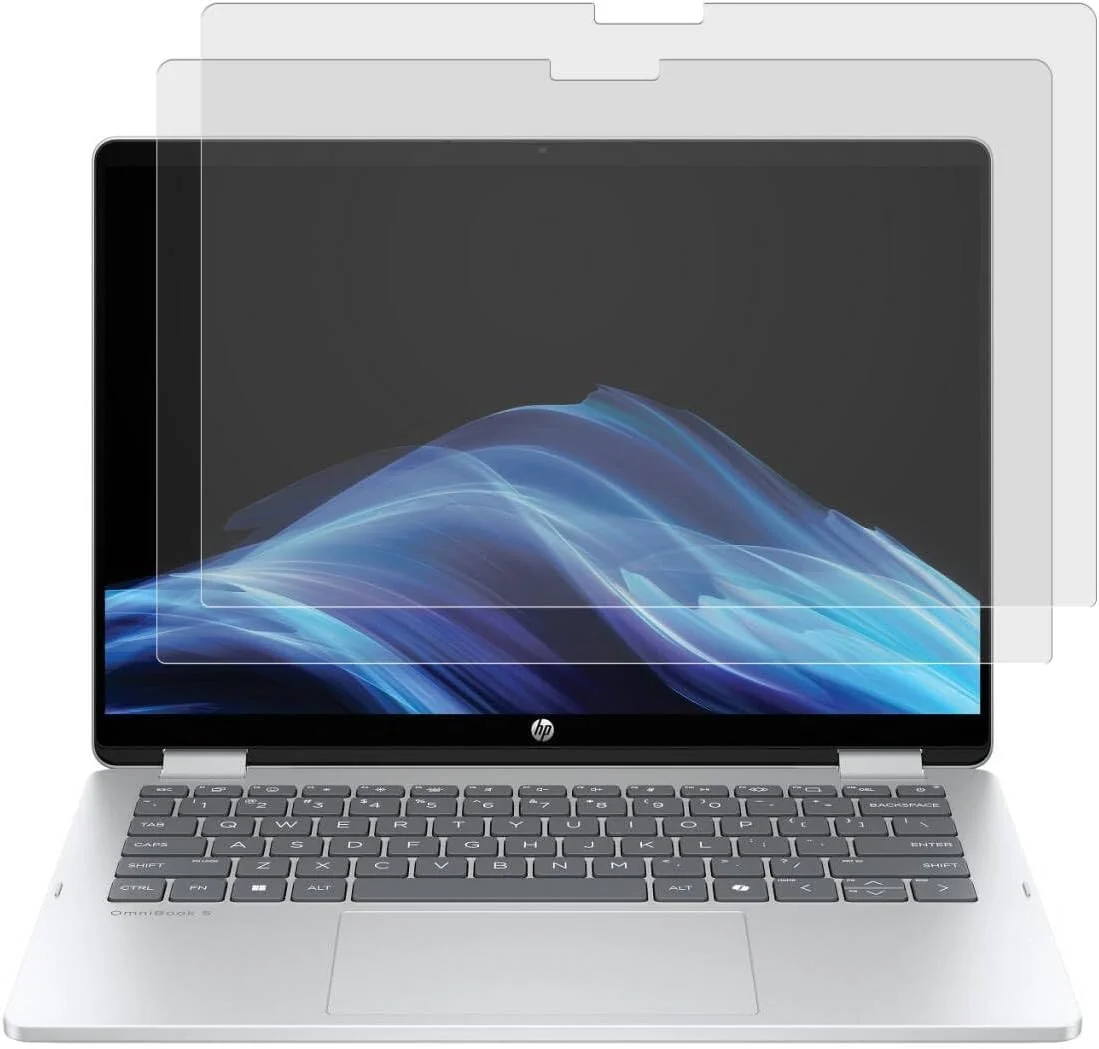 محافظ صفحه نمایش مات ضد انعکاس نور و ضد اثر انگشت 14 اینچی مناسب برای HP OmniBook 5 Flip 2-in-1 14 اینچ (بسته 2 عددی)