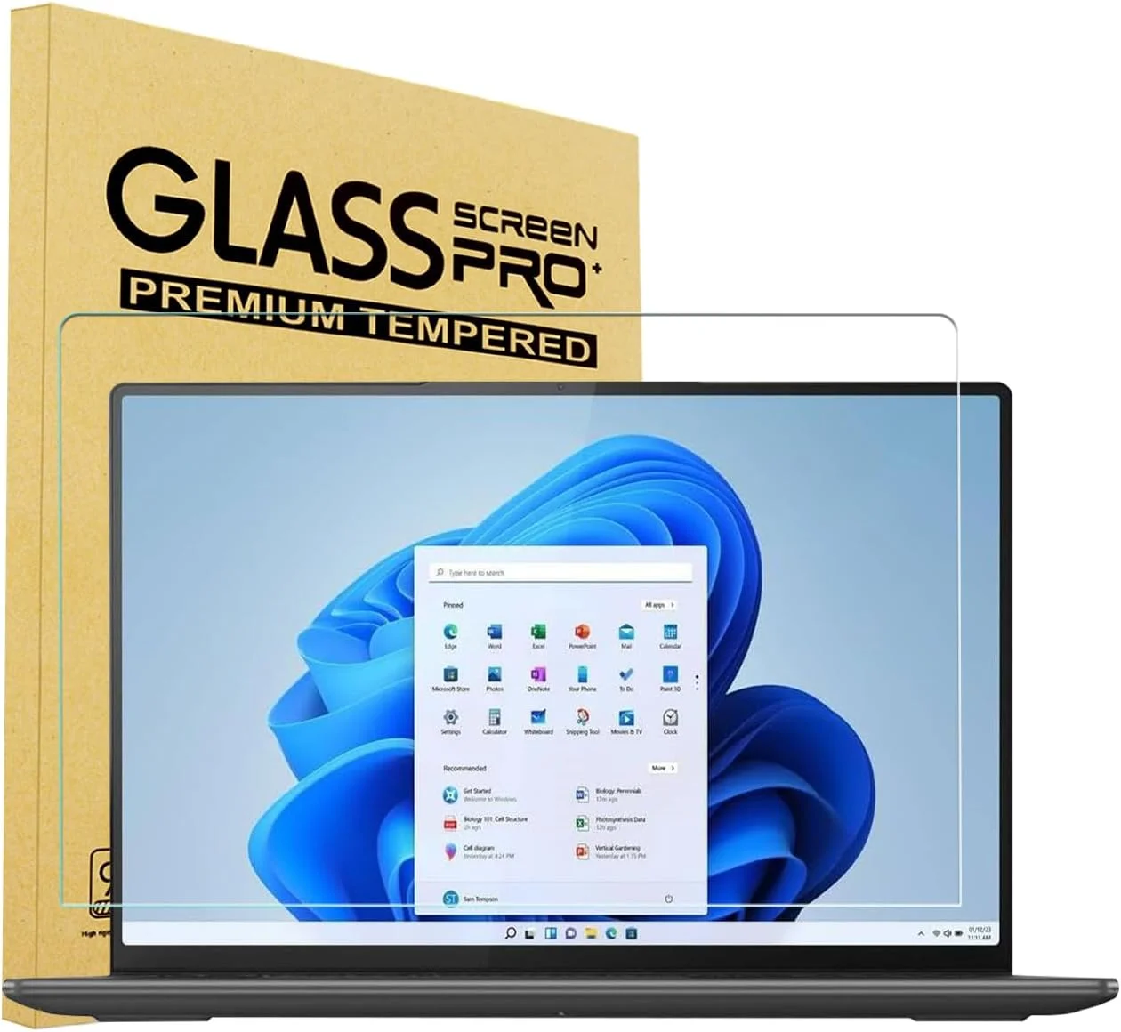 محافظ صفحه نمایش شیشه ای حرارت دیده 16 اینچی سازگار با HP Envy 16/Spectre x360 16/ZBook 16/OmniBook 5&7&7 Flip 16/OMEN 16/Pavilion 16/ProBook 16/EliteBook 860 865 (G11 G10 G9)، لپ تاپ های 16 اینچی HP با نسبت تصویر 16:10