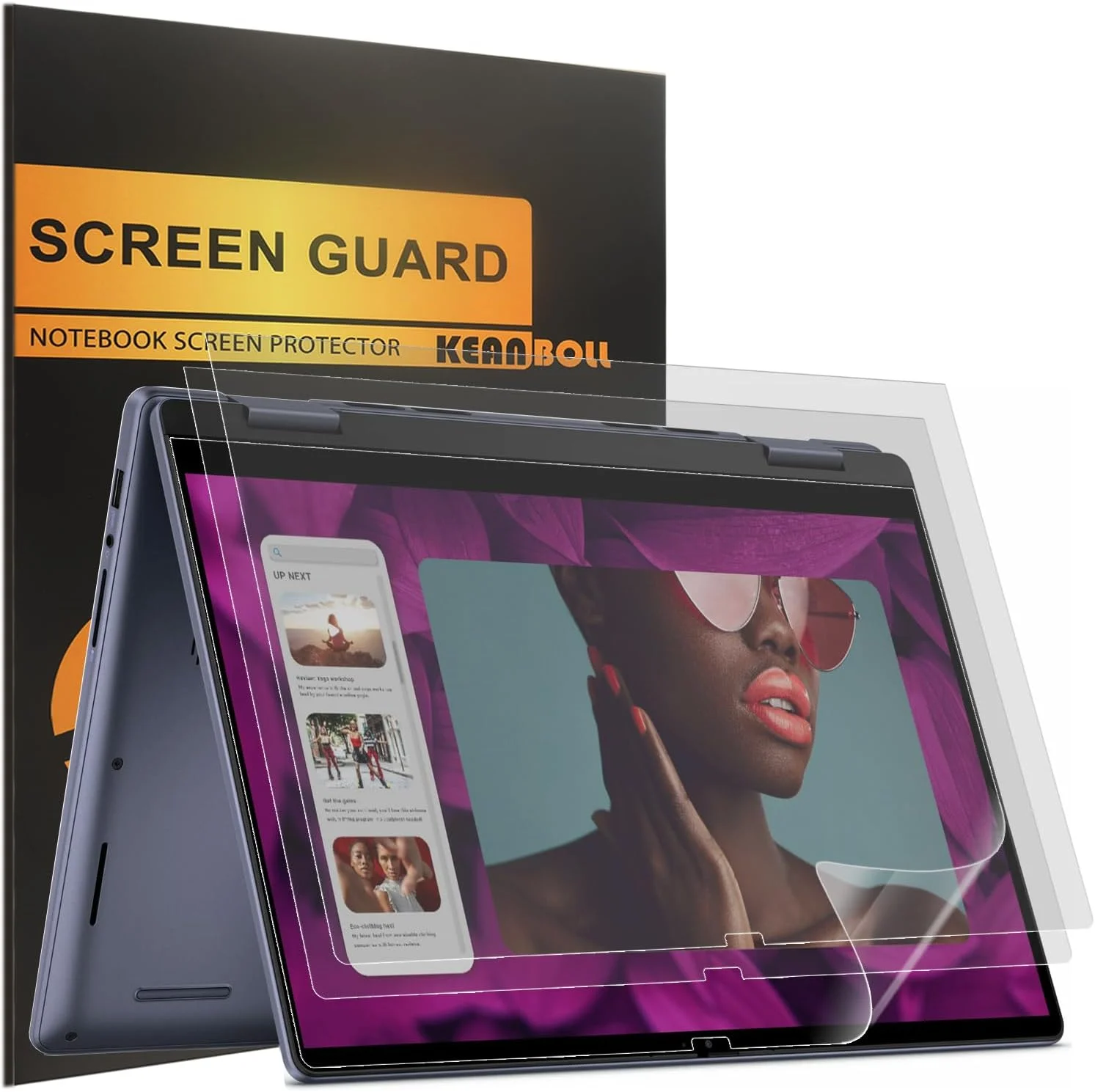 محافظ صفحه نمایش مات و ضد اثر انگشت KEANBOLL (بسته 3 عددی) طراحی شده برای لپ تاپ لمسی 14 اینچی Dell Inspiron 14 7440/7445
