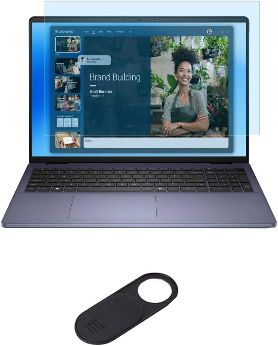 محافظ صفحه نمایش 16 اینچی برای لپ‌تاپ‌های دل پرو 16/16 پلاس 2025 و دل پرو 16 و پرو مکس 16/16، فیلتر ضد نور آبی، ضد تابش نور، ضد اشعه ماوراء بنفش، کاهش خستگی چشم، ضد اثر انگشت