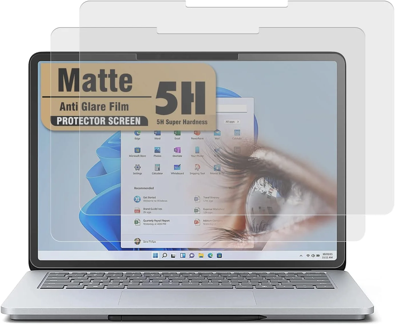 محافظ صفحه نمایش 3 عددی KEANBOLL طراحی شده برای Microsoft Surface Laptop Studio 2 / Surface Laptop Studio (14.4 اینچ)، ضد تابش نور و ضد اثر انگشت (مات)