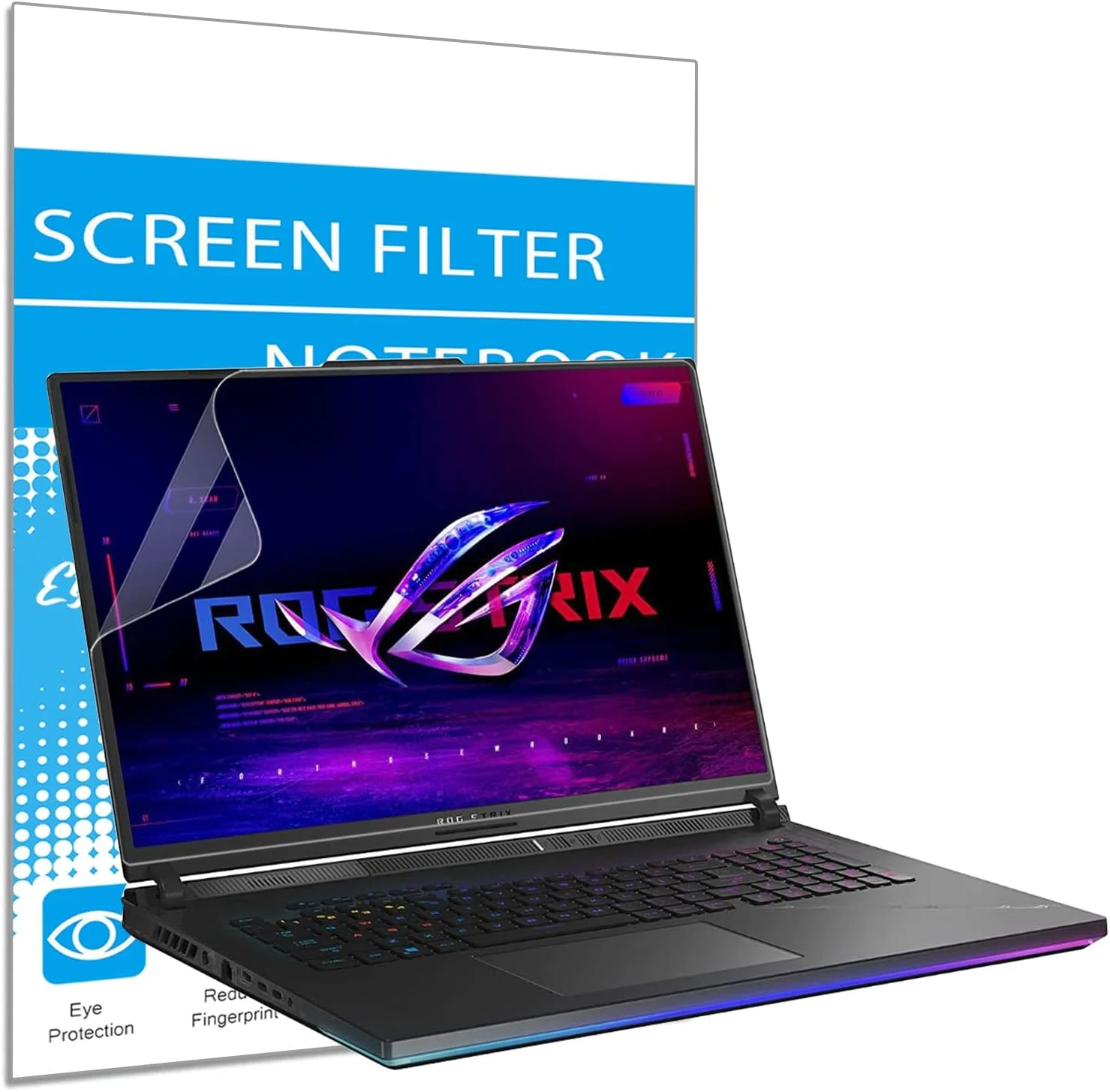 محافظ صفحه نمایش مات ضد انعکاس 18 اینچی i-Tensodo، بسته 2 عددی، برای لپ‌تاپ‌های ASUS ROG Strix Scar 18، ROG Strix G18 و AUSU TUF Gaming A18/ Razer Blade 18 و Acer Predator Helios Neo 18