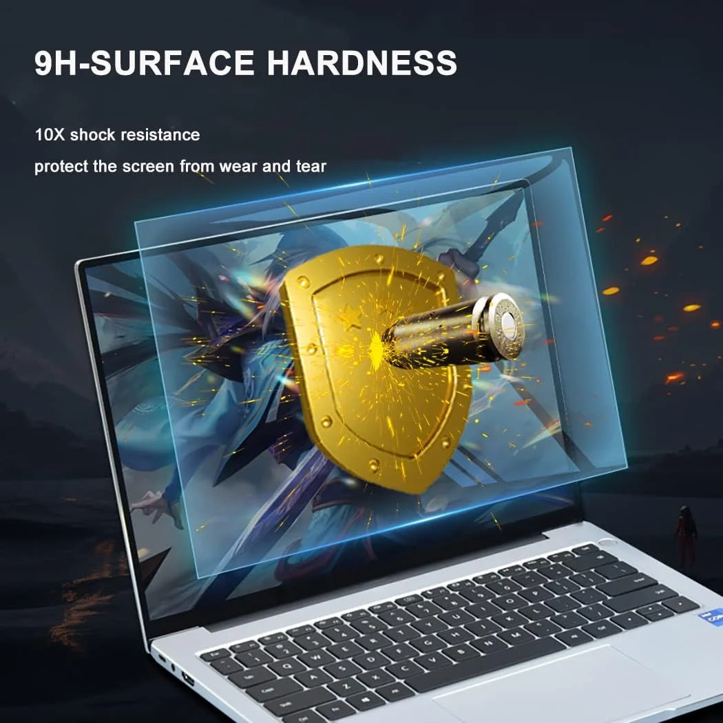 دو عدد محافظ صفحه نمایش شیشه ای حرارت دیده 16 اینچی برای Samsung Galaxy Book 4 Edge، Galaxy Book 4/3 Ultra، Galaxy Book 5/4 Pro 360، Galaxy Book 5/4 Pro 16 اینچی، سختی 9H، محافظ فیلم شیشه ای حرارت دیده