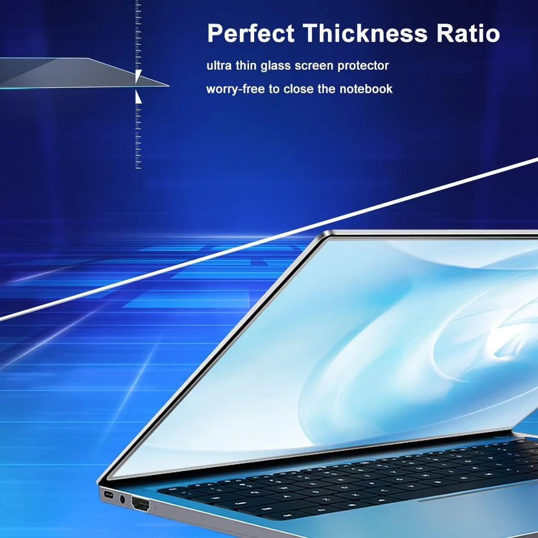 دو عدد محافظ صفحه نمایش شیشه ای حرارت دیده 16 اینچی برای Samsung Galaxy Book 4 Edge، Galaxy Book 4/3 Ultra، Galaxy Book 5/4 Pro 360، Galaxy Book 5/4 Pro 16 اینچی، سختی 9H، محافظ فیلم شیشه ای حرارت دیده