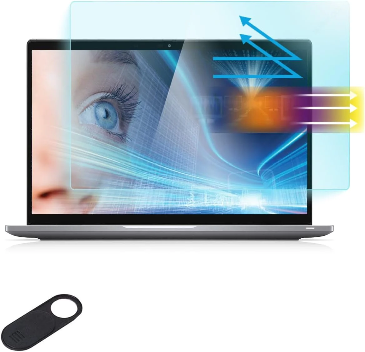 محافظ صفحه نمایش ضد نور آبی برای دل Latitude 14 7400 7410 7420 7430 5450 5440 3440 7480 7490 5400 5431 5430 5421 5420 5480 5490 E5470 E5490 E5491 E6430 E7470 E7480 (مناسب برای 7440 7450 9440 9450 نیست)