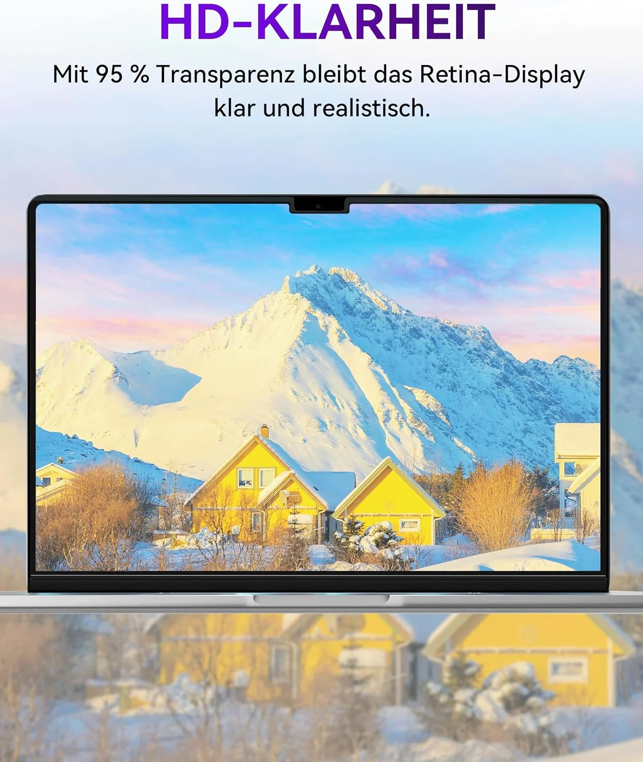 محافظ صفحه نمایش حریم خصوصی مغناطیسی برای اپل مک بوک ایر ۱۳.۶/۱۳ (۲۰۲۲-۲۰۲۵ M2، M3، M4)، فیلتر حریم خصوصی جداشدنی ضد تابش نور آبی برای لپ تاپ مک ایر ۱۳