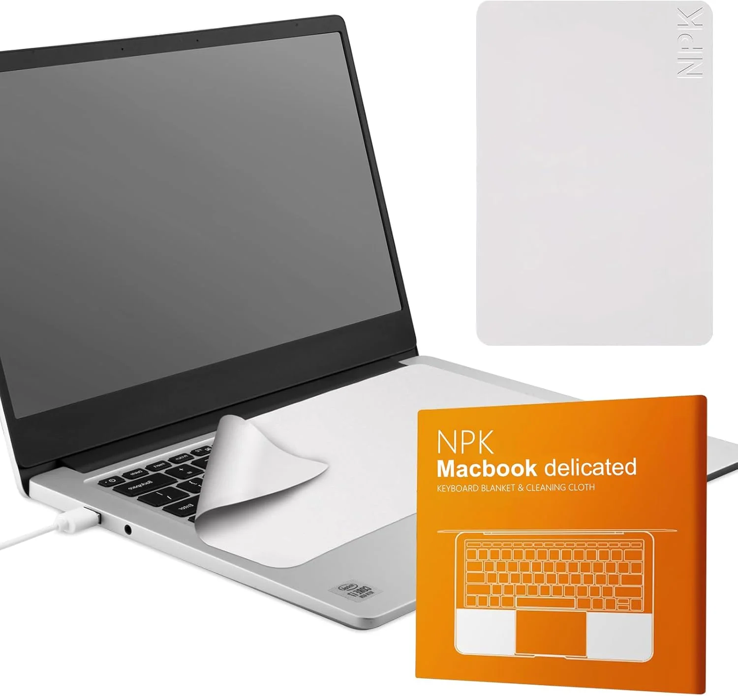 بسته 2 عددی پارچه تمیز کننده گرد و غبار صفحه کلید لپ تاپ، پارچه تمیز کننده صفحه نمایش، پارچه محافظ صفحه کلید، مقاوم در برابر پارگی، از بین برنده اثر انگشت، گرد و غبار و آلودگی، مناسب برای صفحه نمایش کامپیوتر 13/14 اینچی