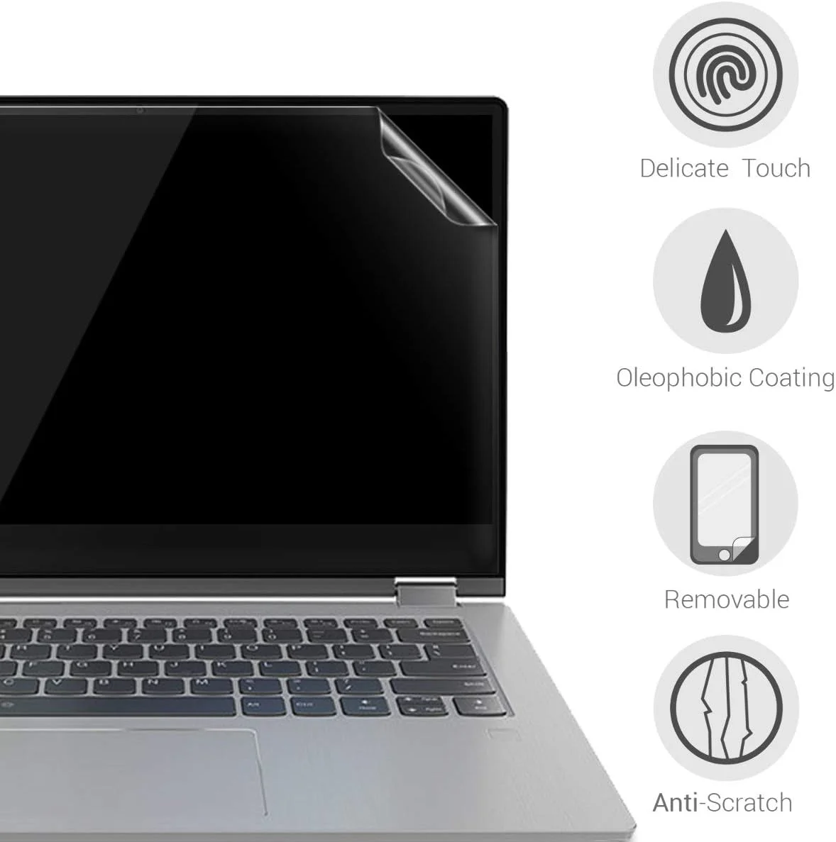 محافظ صفحه نمایش مات سازگار با Lenovo Yoga 530 (۱۴ اینچ) - محافظ صفحه نمایش لپ تاپ ضد انعکاس - محافظ صفحه نمایش شفاف