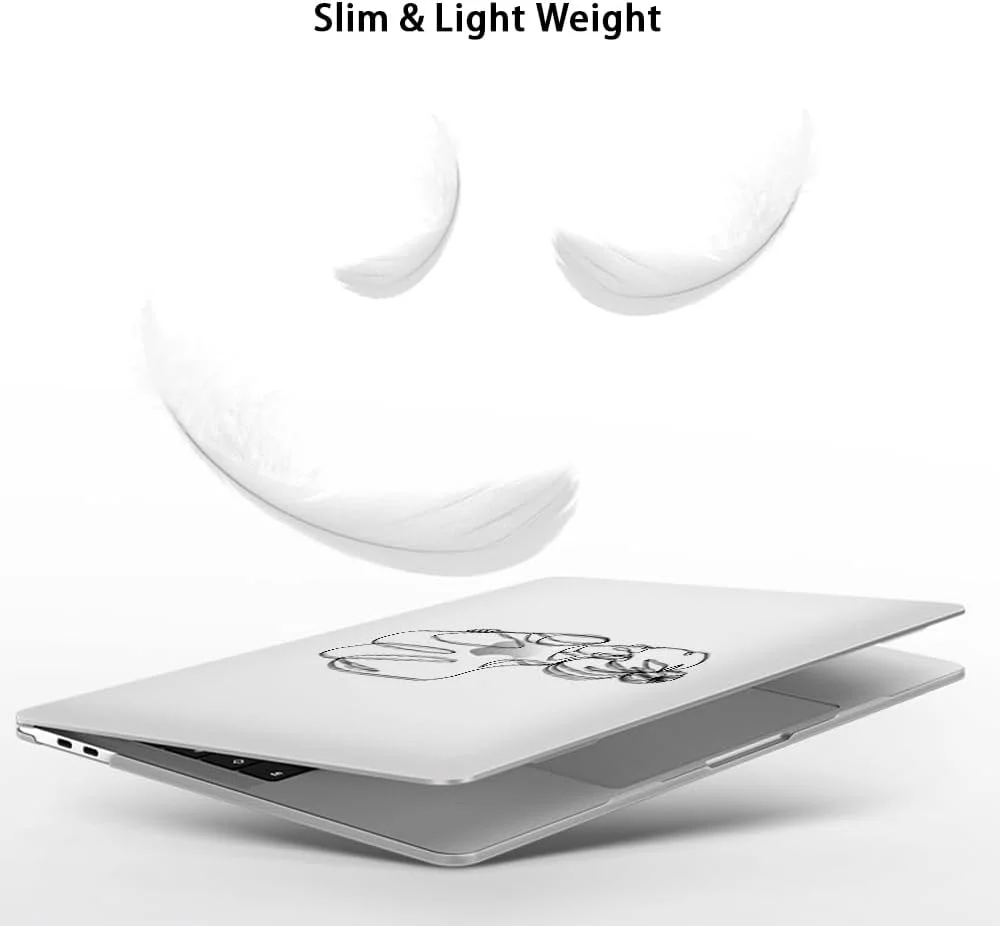 کاور 4 در 1 سازگار با مک بوک ایر 13 اینچ (مدل های 2010-2017) A1466/A1369، کاور سخت پلاستیکی انعطاف پذیر و محافظ صفحه کلید و محافظ صفحه نمایش، X66-28