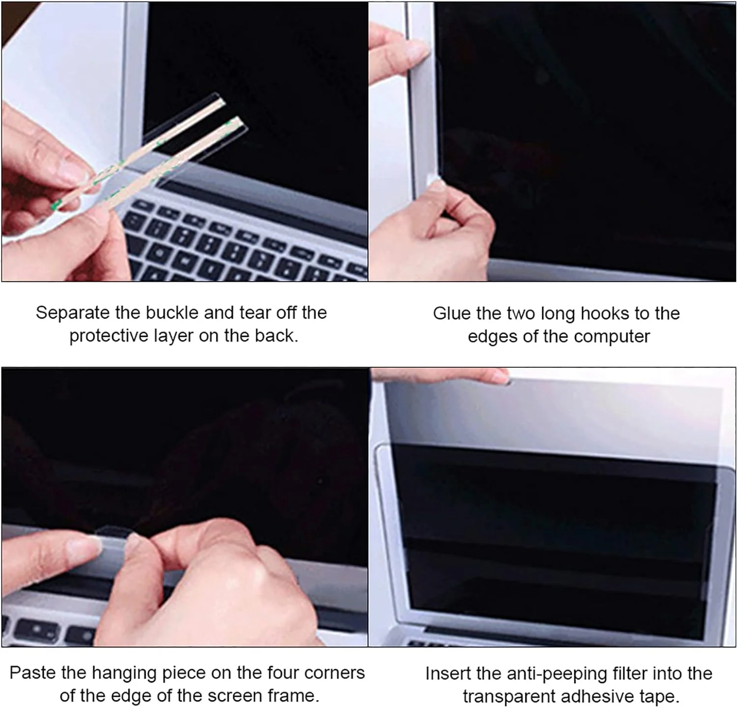 محافظ صفحه نمایش لپ تاپ Yunir برای لپ تاپ های 14 اینچی یونیورسال، 16:9 ضد خش، محافظ صفحه نمایش لپ تاپ ضد تابش نور آبی (با لبه های خمیده)