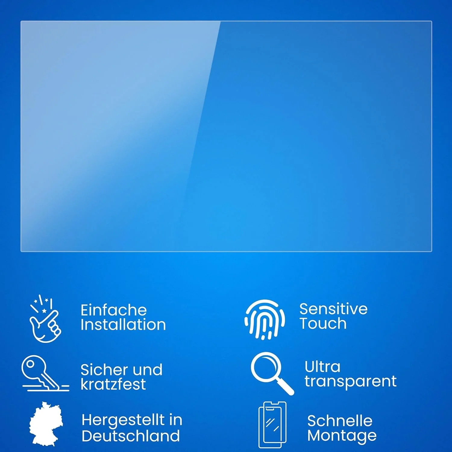 محافظ صفحه نمایش atFoliX سازگار با HP Victus 16-e0087ng، محافظ صفحه نمایش فوق شفاف FX (2 عدد)