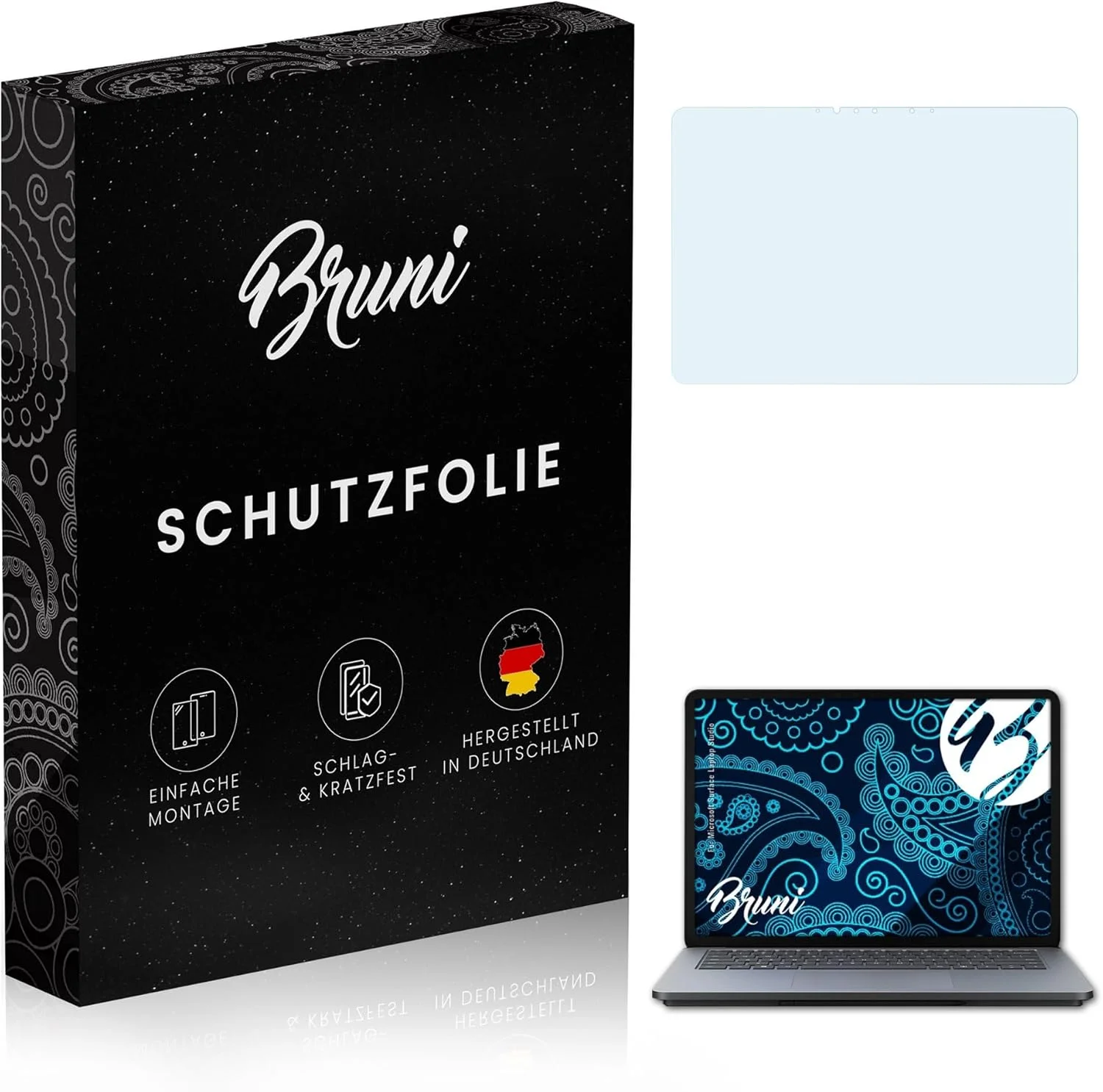 محافظ صفحه نمایش شفاف برونی سازگار با مایکروسافت سرفیس لپ تاپ استودیو (2 عدد)