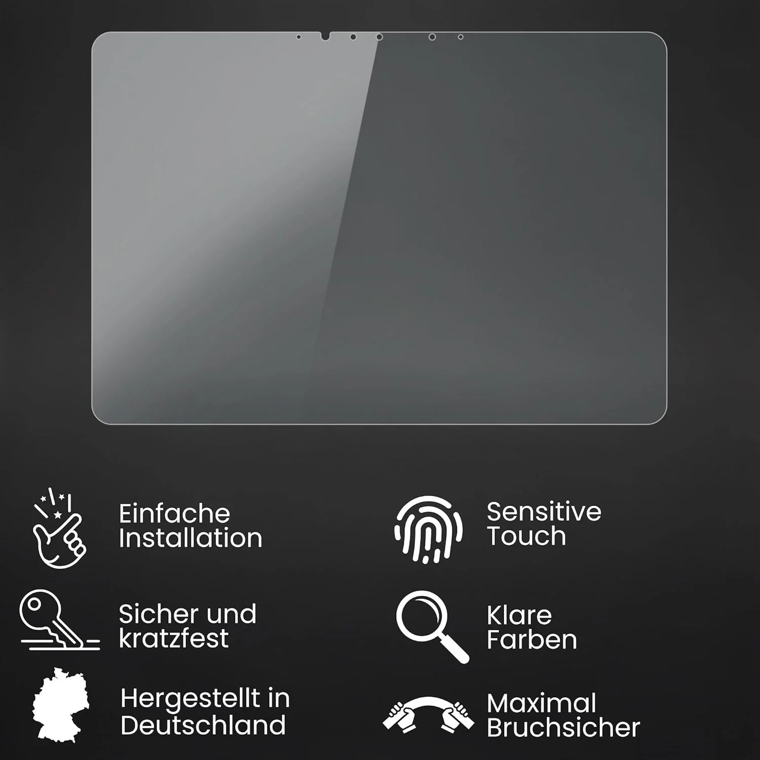 محافظ صفحه نمایش شفاف برونی سازگار با مایکروسافت سرفیس لپ تاپ استودیو (2 عدد)