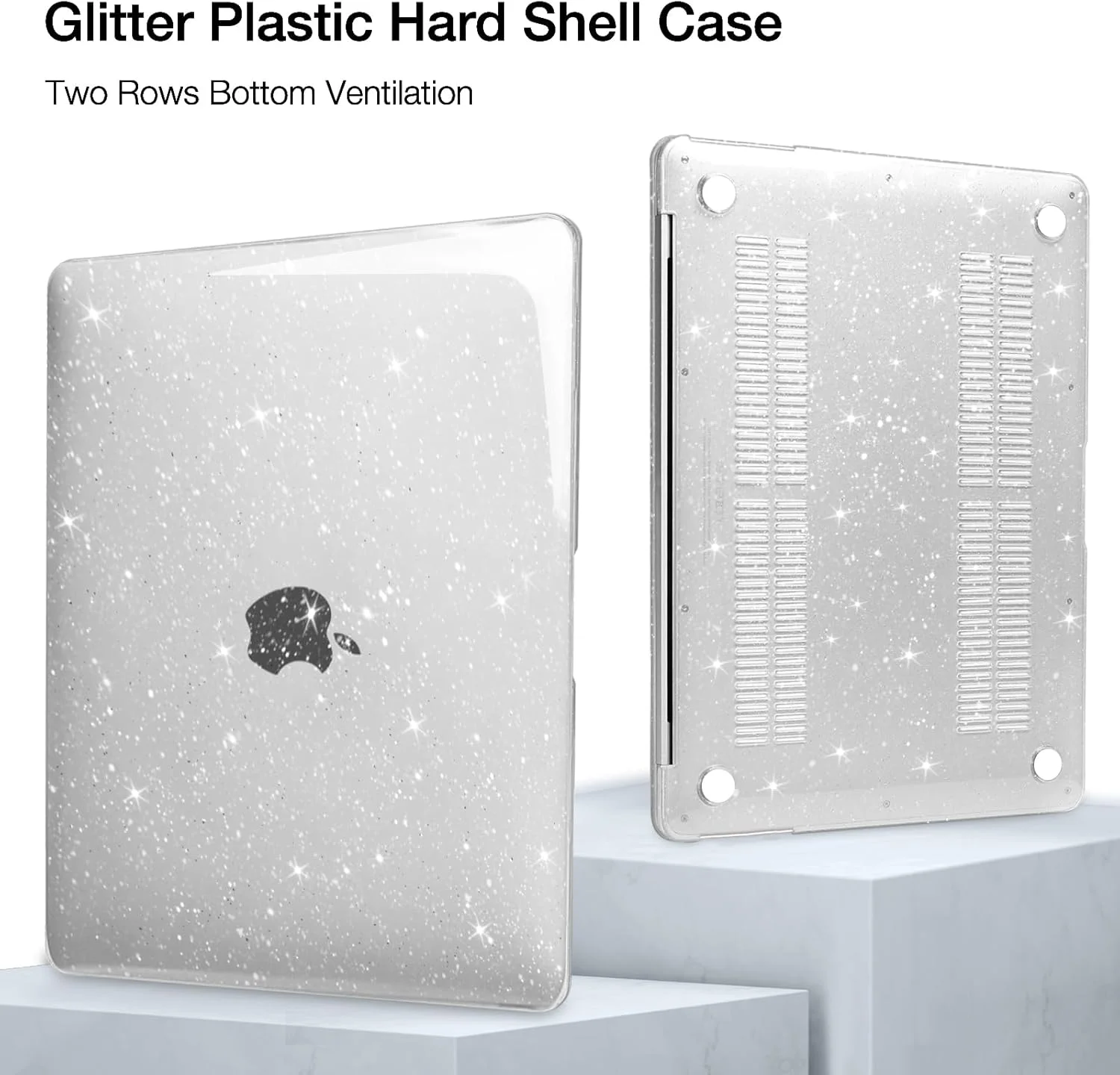 کاور محافظ براق Mosiso سازگار با مک بوک پرو ۱۴ اینچ مدل های ۲۰۲۱-۲۰۲۵ M5 M4 M3 M2 M1 A3434 A3112 A3185 A3401 A2918 A2992 A2779 A2442، شامل محافظ صفحه کلید، محافظ صفحه نمایش و کیف، شفاف