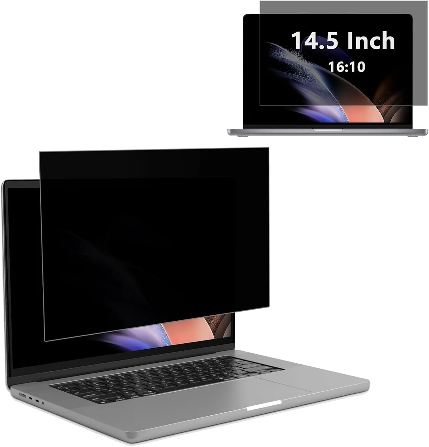 محافظ صفحه نمایش حریم خصوصی مانیتور RanBluu 14.5 اینچ 16:10، ضد نور آبی و ضد تابش نور برای کامپیوتر، محافظ صفحه نمایش حریم خصوصی برای محافظ صفحه نمایش حریم خصوصی 14.5 اینچ 16:10