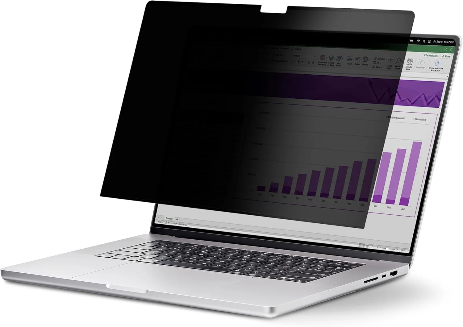 محافظ صفحه نمایش لمسی لپ تاپ 15.6 اینچی StarTech.com با نسبت تصویر 16:10، فیلتر حریم خصوصی، فیلتر نور آبی، قابلیت چرخش