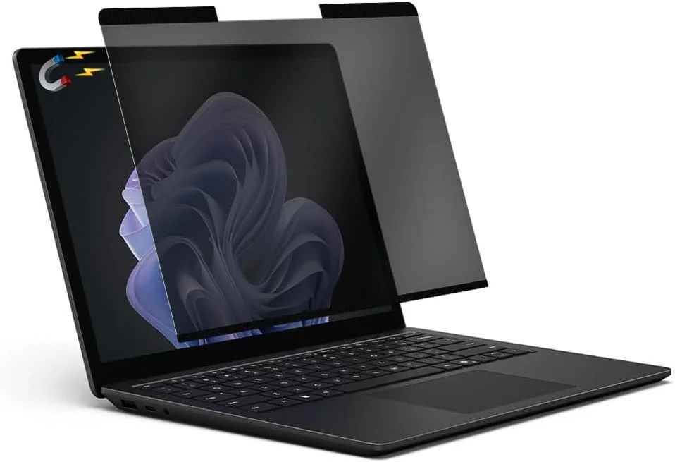 محافظ صفحه نمایش مغناطیسی HaruYo، سازگار با مایکروسافت سرفیس لپ تاپ 6/5/4/3/2/1 13.5 اینچ، محافظ صفحه نمایش حریم خصوصی، ضد نور آبی و قابل جدا شدن