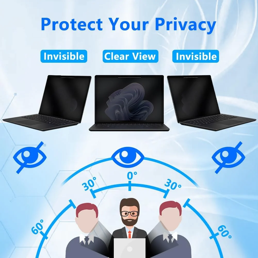 محافظ صفحه نمایش مغناطیسی HaruYo، سازگار با مایکروسافت سرفیس لپ تاپ 6/5/4/3/2/1 13.5 اینچ، محافظ صفحه نمایش حریم خصوصی، ضد نور آبی و قابل جدا شدن محافظ صفحه نمایش مغناطیسی HaruYo، سازگار با مایکروسافت سرفیس لپ تاپ 6/5/4/3/2/1 13.5 اینچ، محافظ صفحه نمایش حریم خصوصی، ضد نور آبی و قابل جدا شدن