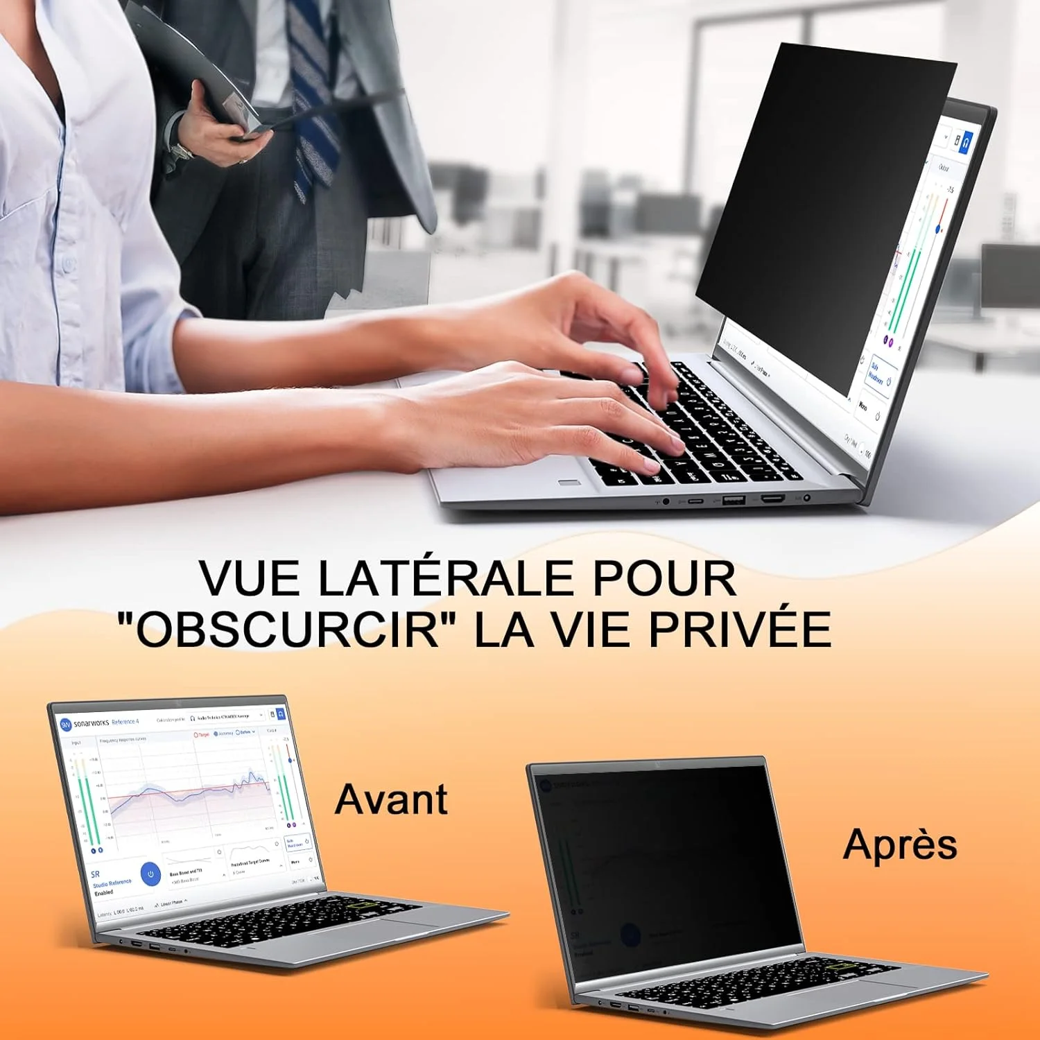 محافظ صفحه نمایش 16 اینچی با نسبت تصویر 16:10، فیلتر برای لپ تاپ، سازگار با HP/Dell/Acer/Lenovo/Thinkpad/Samsung/ASUS/LG، محافظ نور آبی قابل جابجایی، محافظ صفحه نمایش کامپیوتر 16:10