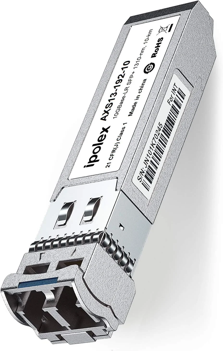 کارت شبکه 10 گیگابیت بر ثانیه Intel X520-DA1 به همراه فرستنده و گیرنده تک حالته 10G LR SFP+