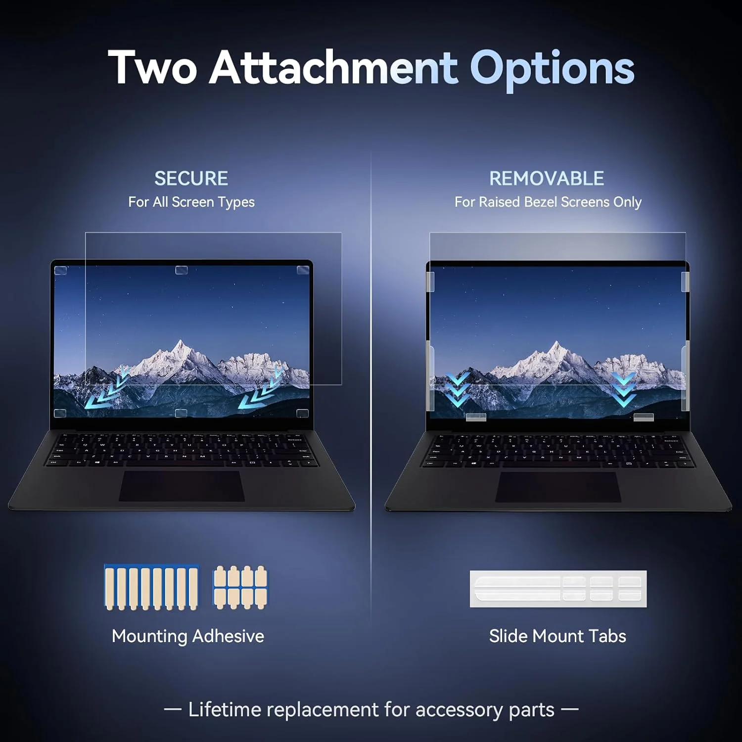 محافظ صفحه نمایش حریم خصوصی 12.5 اینچی با نسبت تصویر 16:9، سازگار با HP/Dell/Acer/Lenovo/Thinkpad/ASUS/Sony، محافظ نور آبی قابل جدا شدن، محافظ صفحه نمایش ممتاز