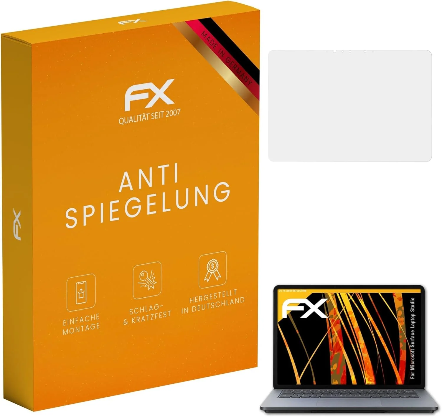 محافظ صفحه نمایش مات و ضد ضربه Microsoft Surface Laptop Studio (دو عدد)