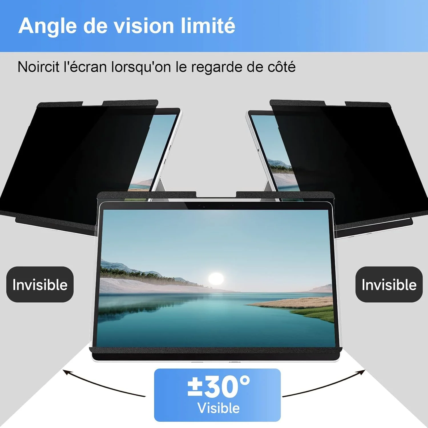 فیلتر حریم خصوصی مغناطیسی، سازگار با Microsoft Surface Laptop Studio 14.4 اینچ، محافظ صفحه نمایش جداشدنی برای Surface 35.9 سانتی متر (14.4 اینچ)، فیلتر نور آبی، صفحه نمایش ضد جاسوسی، 35.6 سانتی متر (14.4 اینچ)