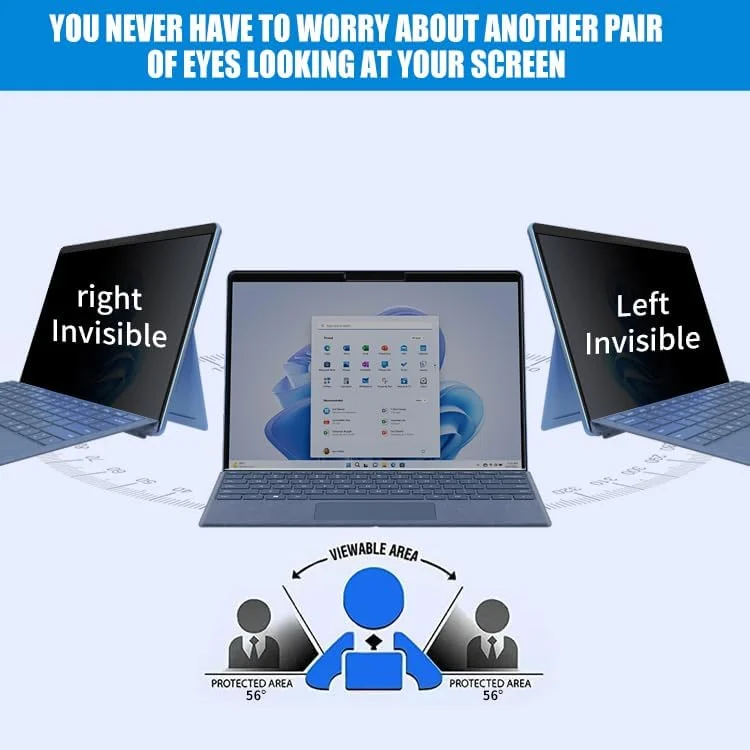 محافظ صفحه نمایش حریم خصوصی مغناطیسی - برای سرفیس لپ تاپ استودیو (14.4 اینچ)