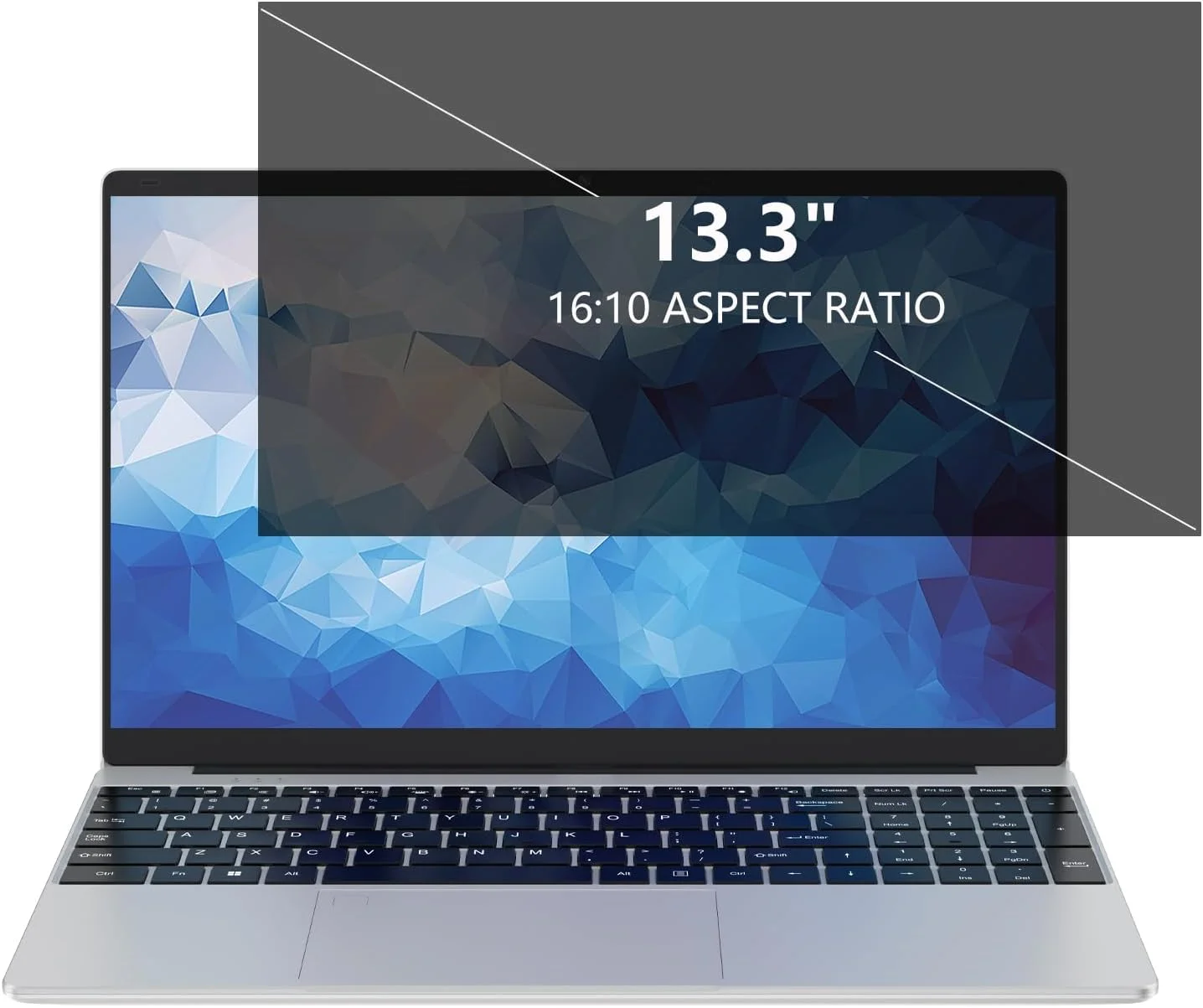 محافظ صفحه نمایش لپ تاپ 13.3 اینچی برای مانیتور با نسبت تصویر 16:10، فیلتر حریم خصوصی نوت بوک، محافظ صفحه نمایش ضد نور آبی، محافظ صفحه نمایش قابل جابجایی - 13.3 اینچ (16:10)