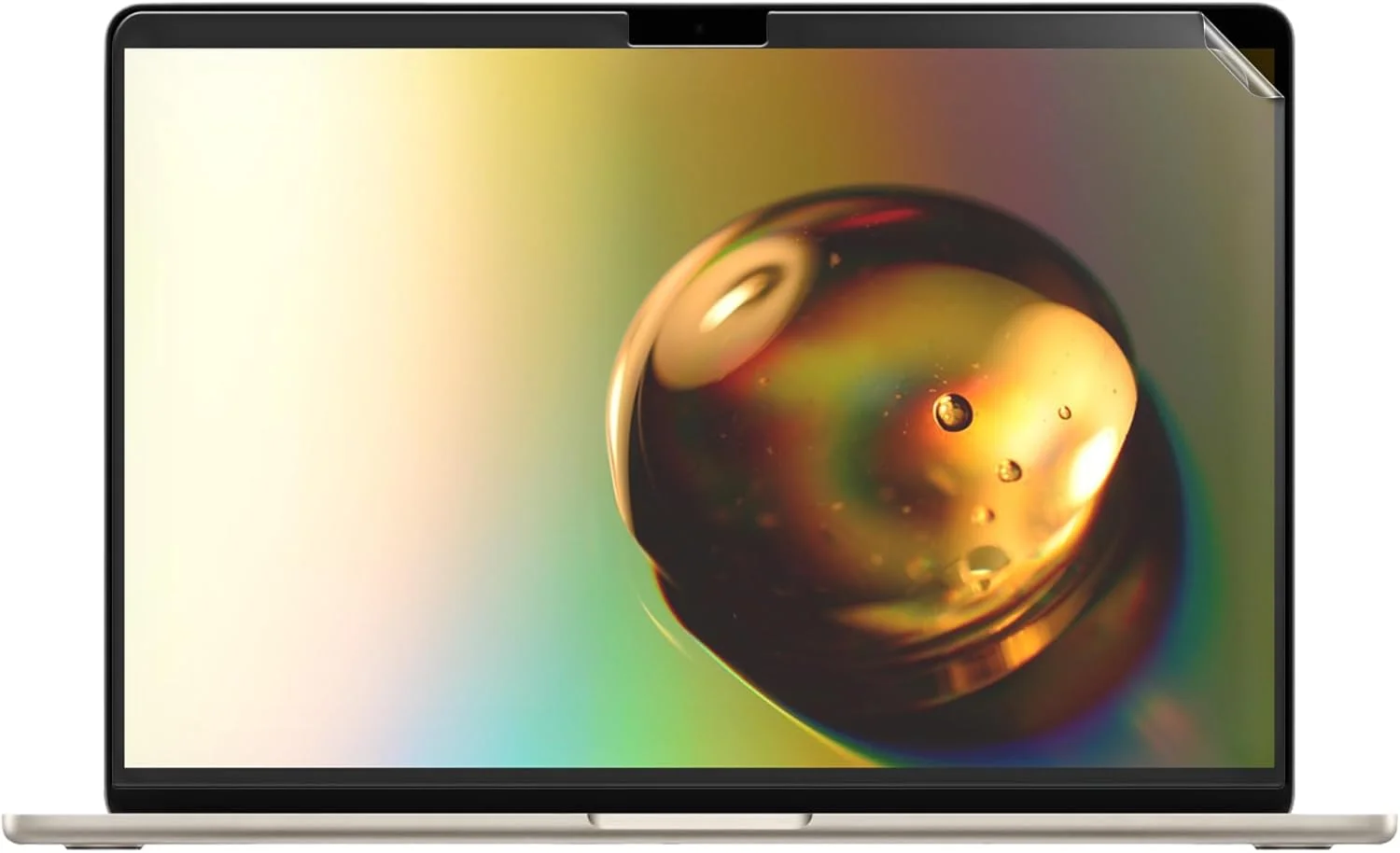 محافظ صفحه نمایش مات kwmobile سازگار با Apple MacBook Air 13.6 M3 2024 A3113 - محافظ صفحه نمایش - فیلم محافظ صفحه نمایش ضد انعکاس