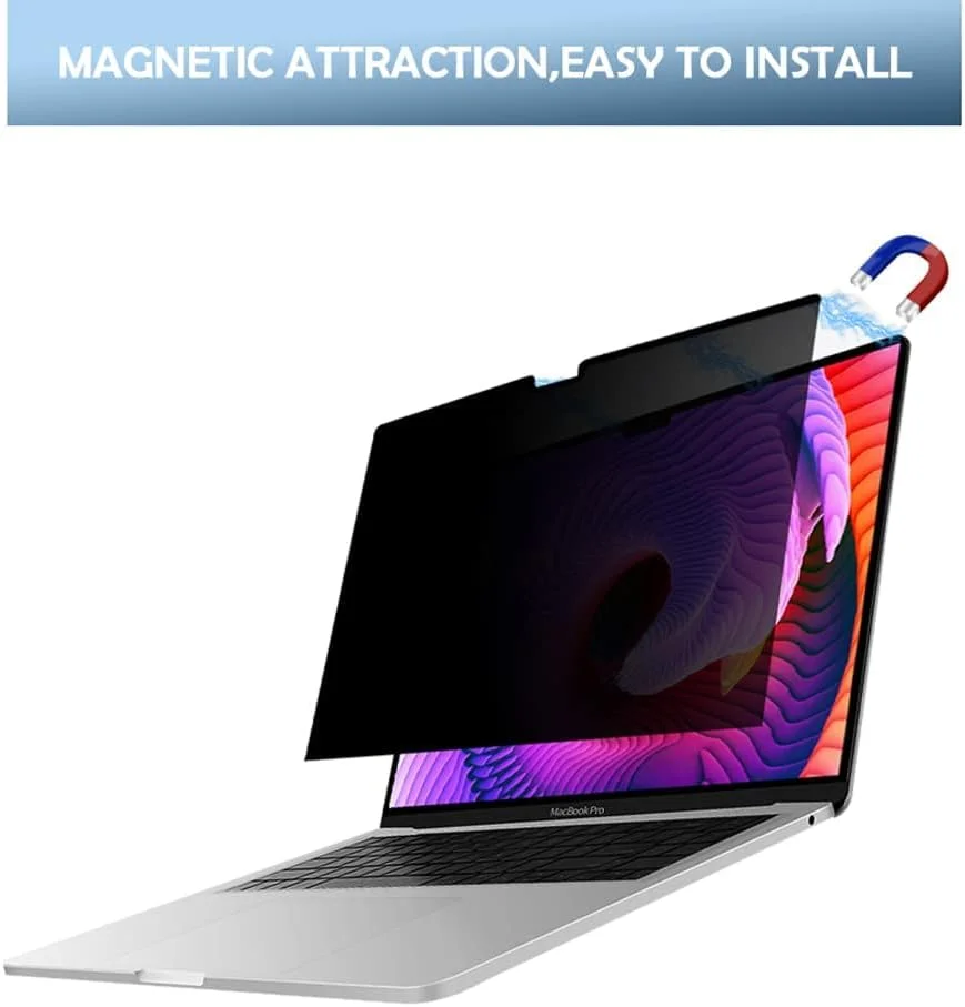 محافظ صفحه نمایش مغناطیسی getalong برای مک بوک پرو ۱۴ اینچ (۲۰۲۱، M1 Pro) | فیلتر محافظ صفحه نمایش لپ تاپ و ضد تابش نور