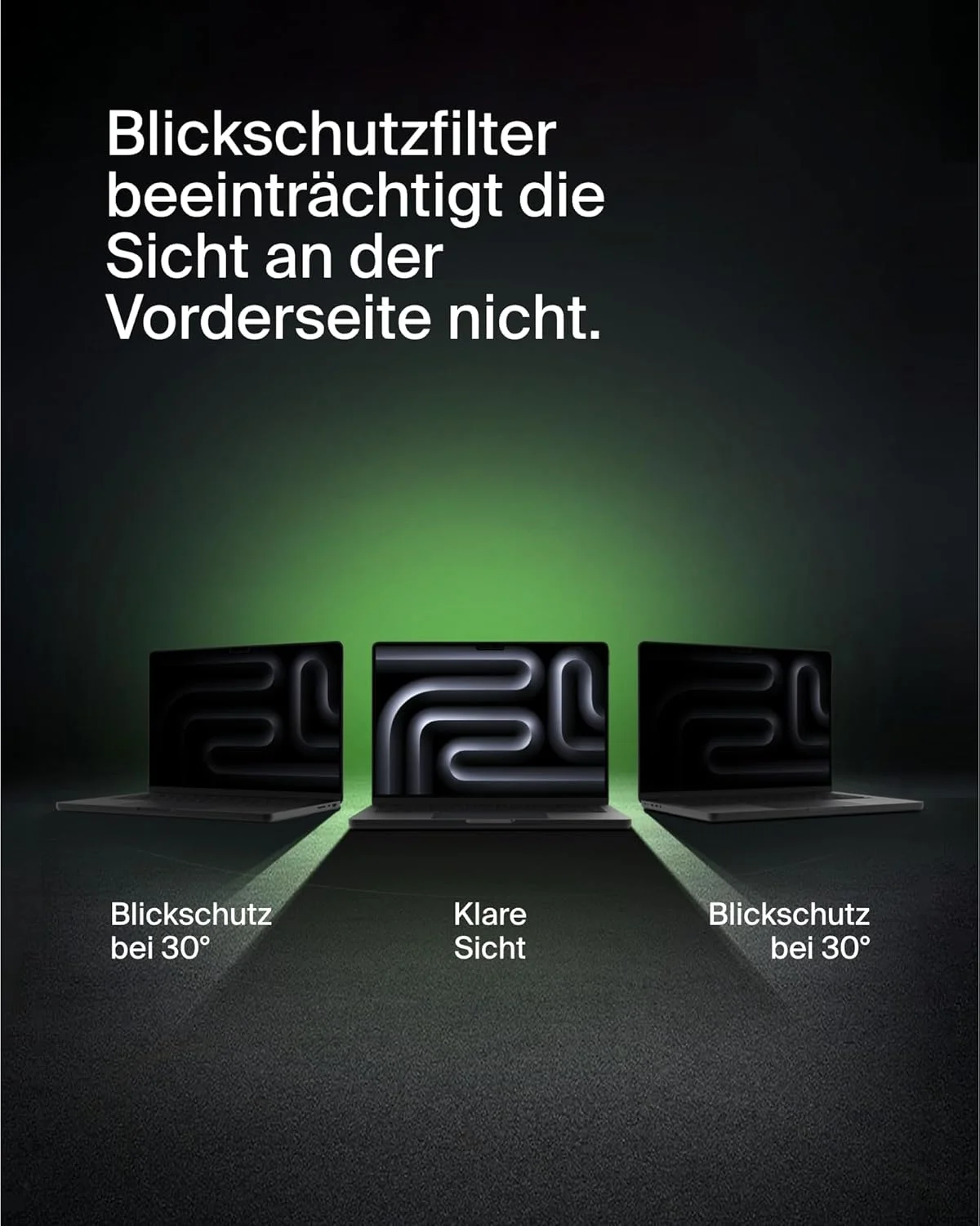 محافظ صفحه نمایش TruePrivacy ScreenForce بلکین برای مک بوک پرو ۱۴ اینچ M1-3، ضد انعکاس، درجه سختی 2H، با لبه سیلیکونی چسبنده، نصب و برداشتن آسان، قابل استفاده مجدد