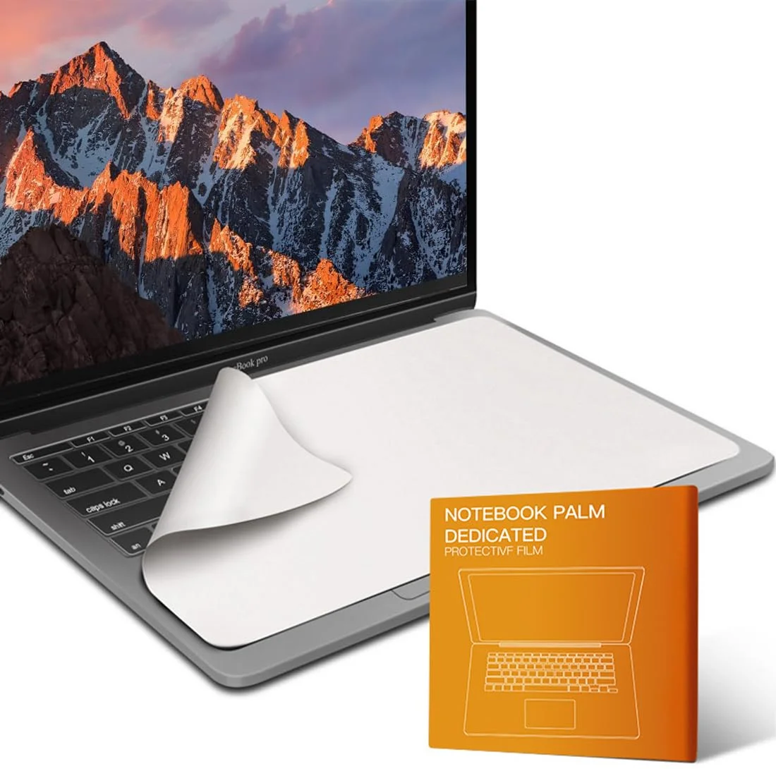 پارچه پوشش صفحه کلید لپ تاپ، پارچه محافظ صفحه کلید، آستر میکروفیبر بادوام و مقاوم در برابر پارگی و پارچه تمیز کننده، سازگار با مک بوک پرو 15/16 اینچ