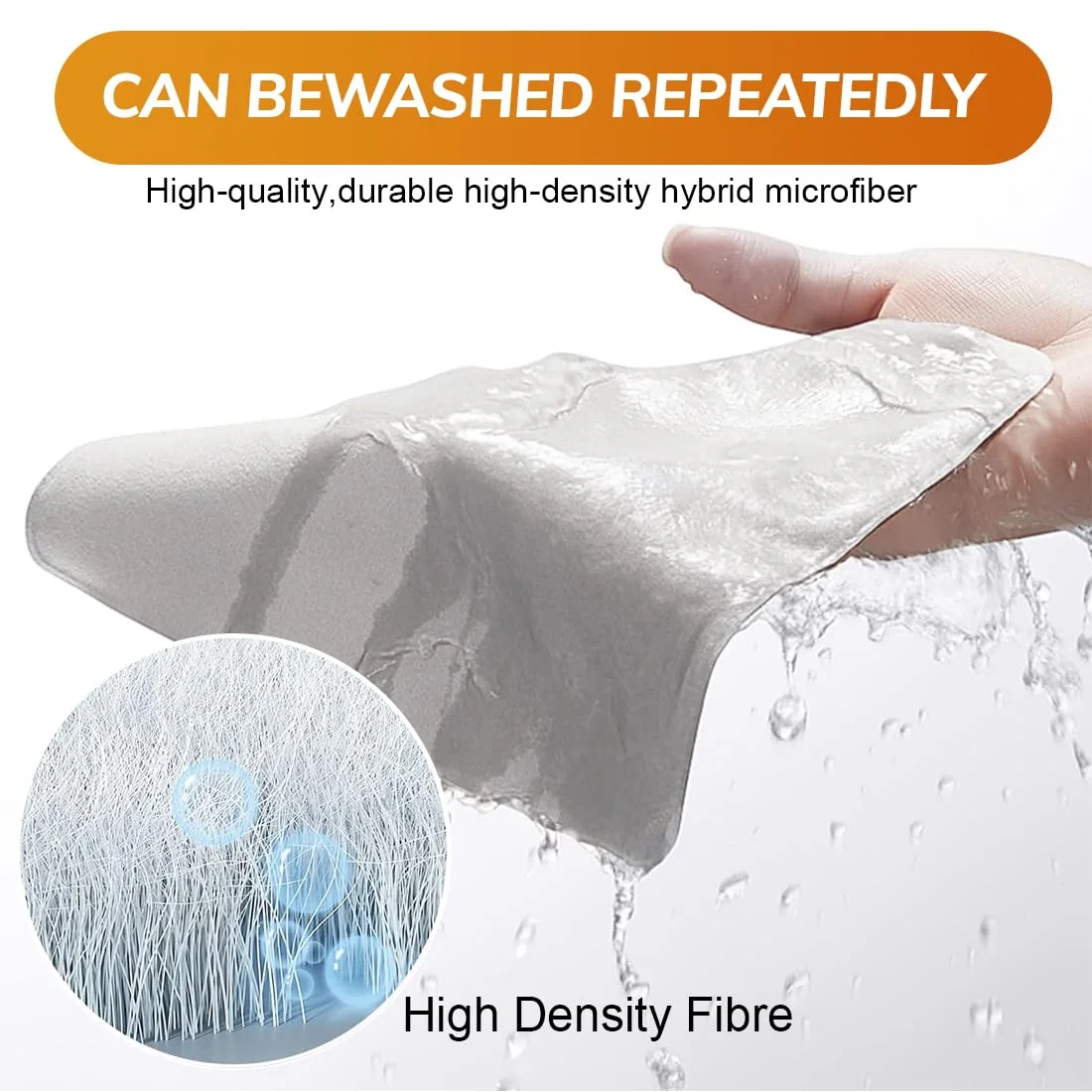 پارچه پوشش صفحه کلید لپ تاپ، پارچه محافظ صفحه کلید، آستر میکروفیبر بادوام و مقاوم در برابر پارگی و پارچه تمیز کننده، سازگار با مک بوک پرو 15/16 اینچ