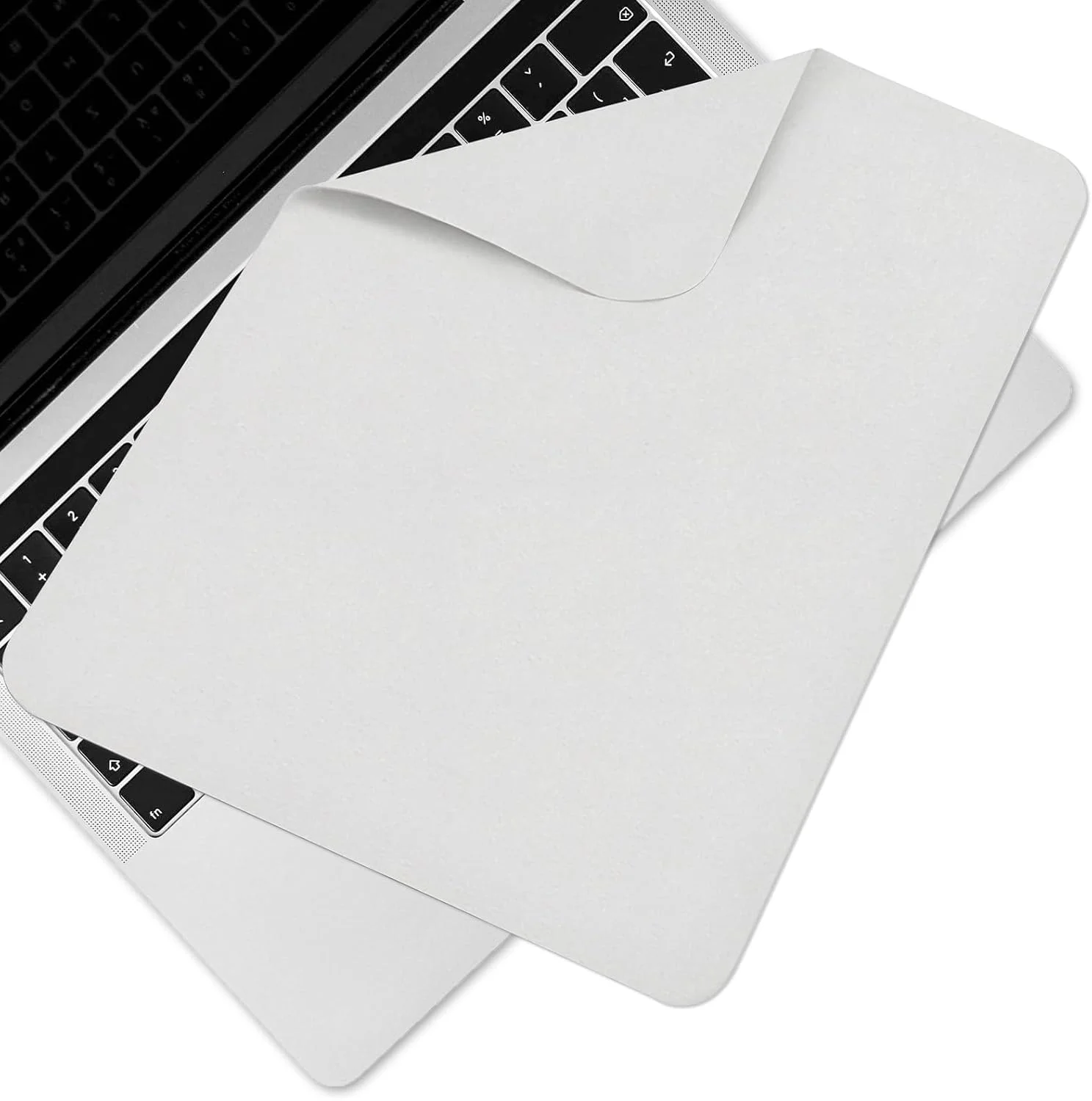 روکش صفحه کلید کامپیوتر، 33.5 x 22.5 سانتی متر، میکروفیبر ممتاز، محافظت در برابر اثر انگشت، محافظ صفحه نمایش صفحه کلید لپ تاپ، سازگار با MacBook Pro 15 اینچ / 16 اینچ