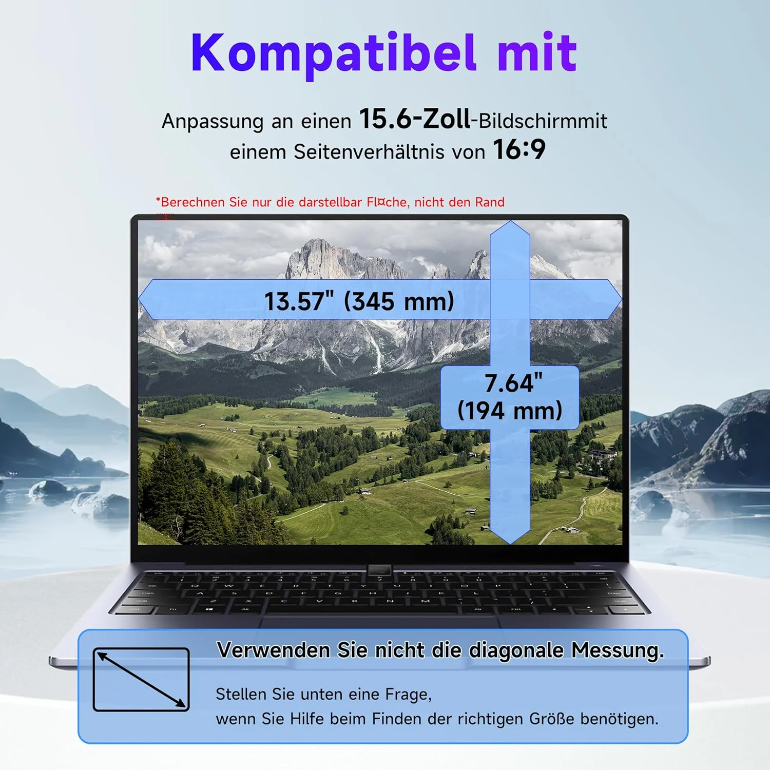 دو عدد محافظ صفحه نمایش فیلتر نور آبی 15.6 اینچ 16:9، محافظ صفحه نمایش ضد تابش نور، محافظ چشم، صفحه نمایش با وضوح بالا برای لپ تاپ های اچ پی/دل/ایسر/لنوو/تینک پد/ایسوس