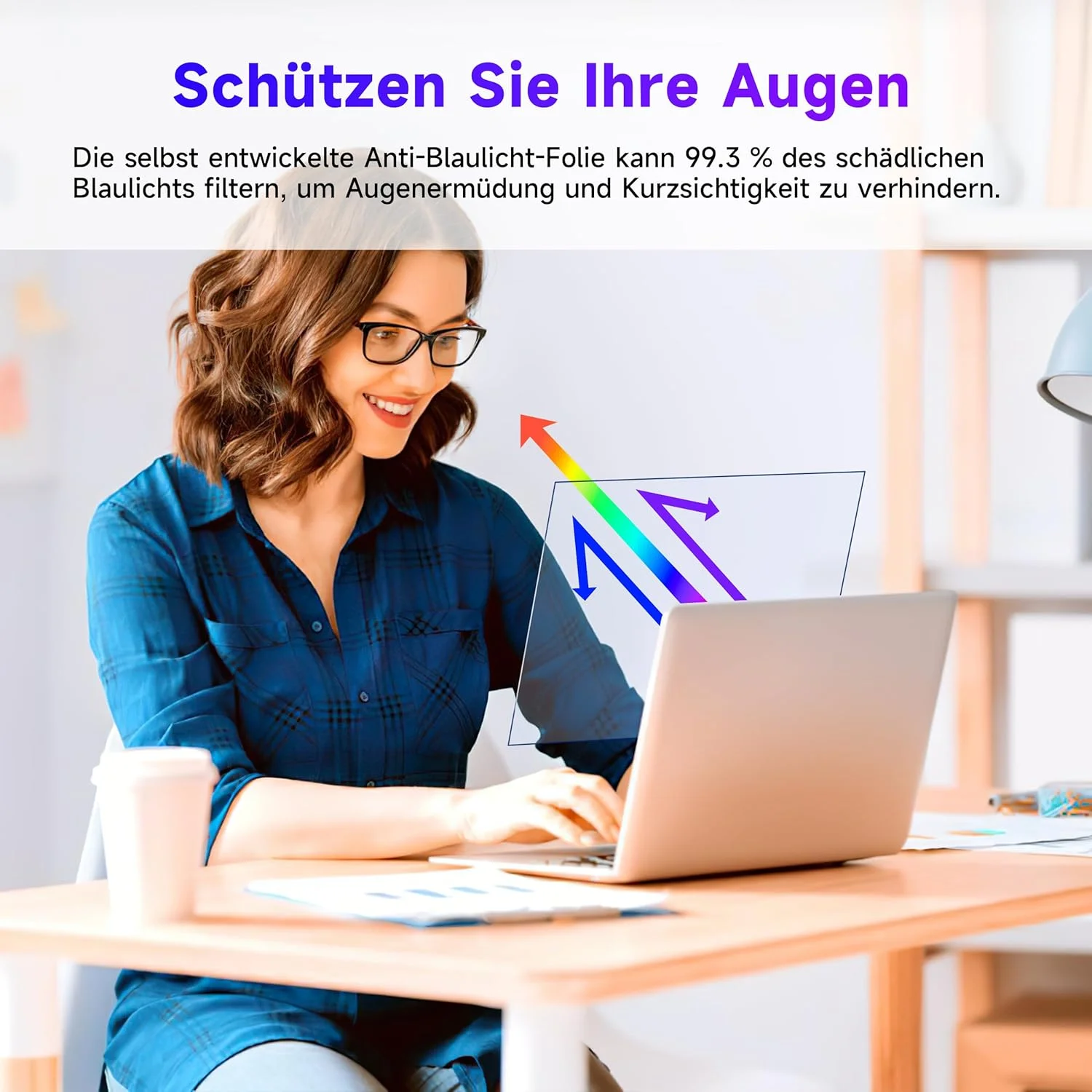 دو عدد محافظ صفحه نمایش فیلتر نور آبی 15.6 اینچ 16:9، محافظ صفحه نمایش ضد تابش نور، محافظ چشم، صفحه نمایش با وضوح بالا برای لپ تاپ های اچ پی/دل/ایسر/لنوو/تینک پد/ایسوس