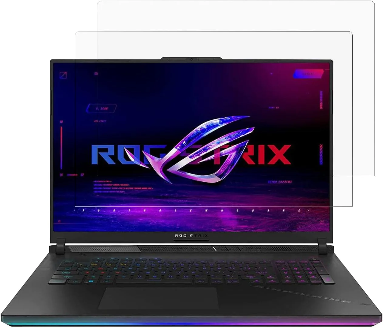 محافظ صفحه نمایش مات ضد انعکاس نور YINOVEEN بسته 2 عددی برای لپ‌تاپ‌های ASUS ROG Strix Scar 18 / ROG Strix G18 / AUSU TUF Gaming A18 / Razer Blade 18 Gaming Laptop/Acer Predator Helios Neo 18