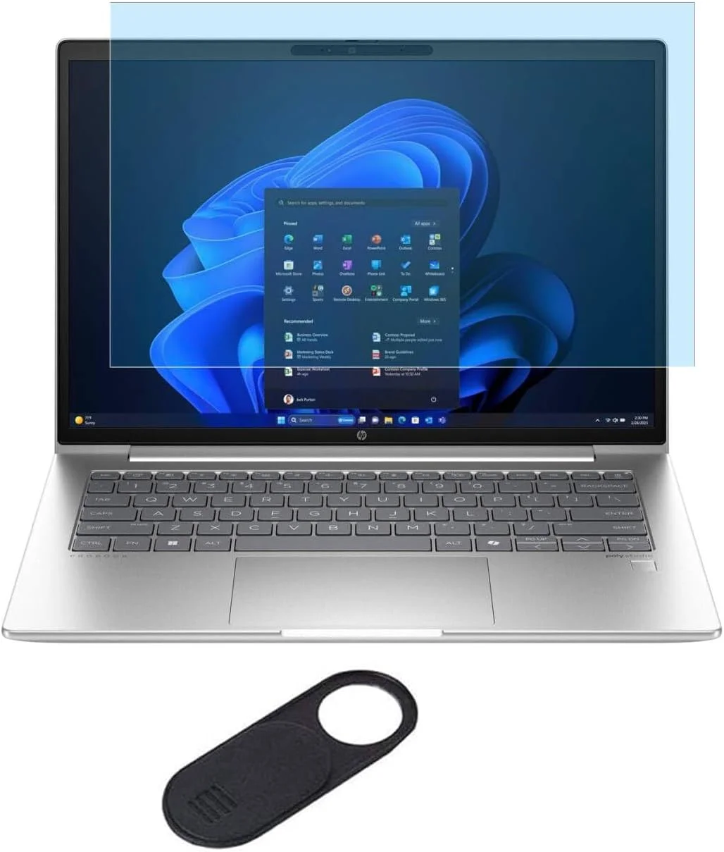 محافظ صفحه نمایش ضد نور آبی برای لپ تاپ های 14 اینچی HP ProBook 4 G1a / G1i /G1q و HP ProBook 440 / 445 G11 (مناسب برای مدل های قدیمی تر 440 445 G10 نیست)