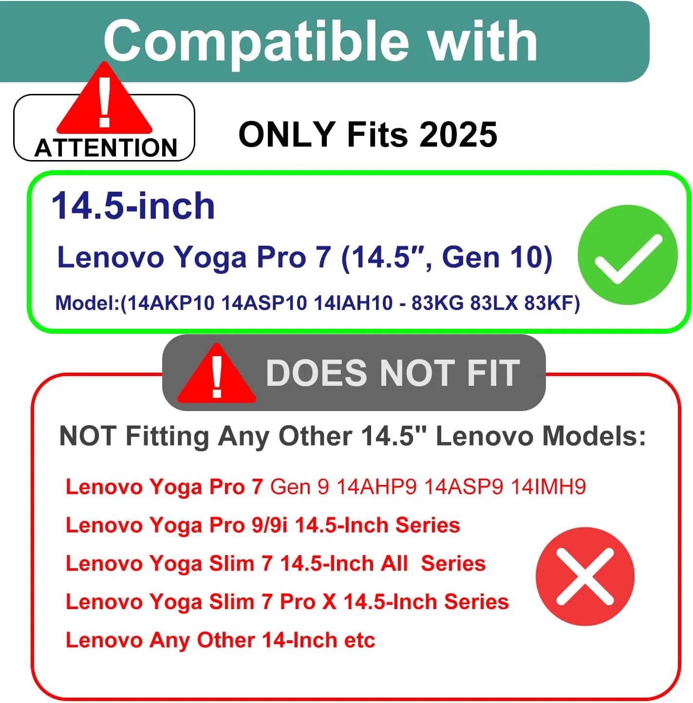 محافظ صفحه نمایش 3 عددی طراحی شده برای لپ تاپ های 2025 New Lenovo Yoga Pro 7 و Yoga Pro 7i Aura Edition 14.5 اینچی (مدل های 14AKP10 14ASP10 14IAH10 / 83KG 83LX 83KF)، ضد انعکاس نور و ضد اثر انگشت (مات)