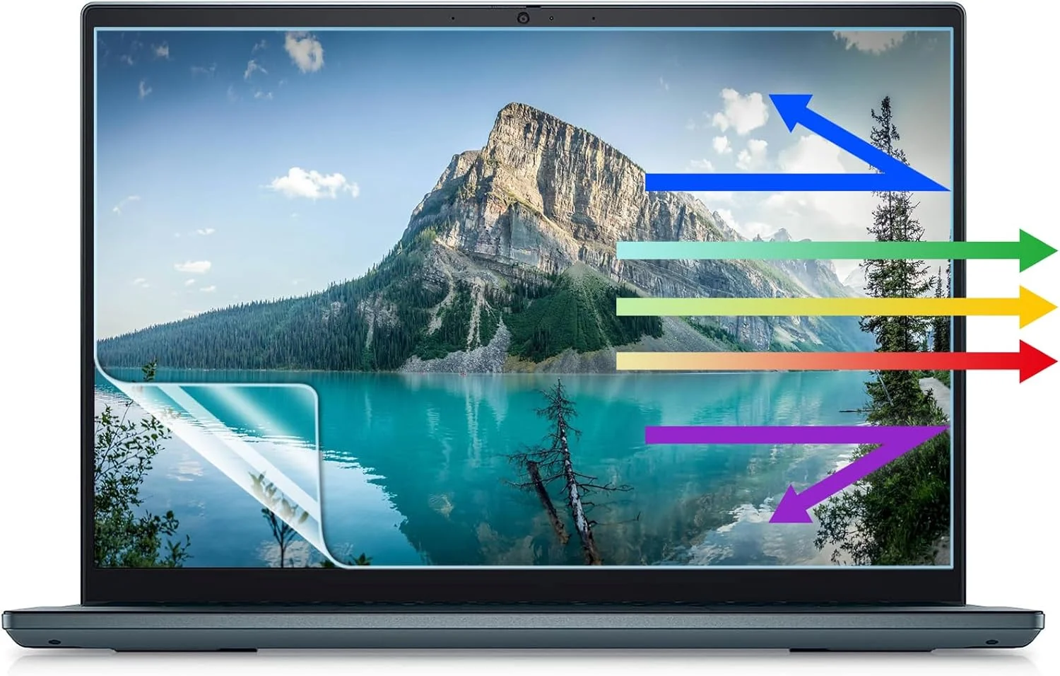 محافظ صفحه نمایش مات ضد نور آبی لپ تاپ 14 اینچی F Forito (دو عددی) - سازگار با "14 Lenovo Slim 7i, Yoga 7i, Yoga 9i, Flex 5 - محافظت از چشم، ضد انعکاس